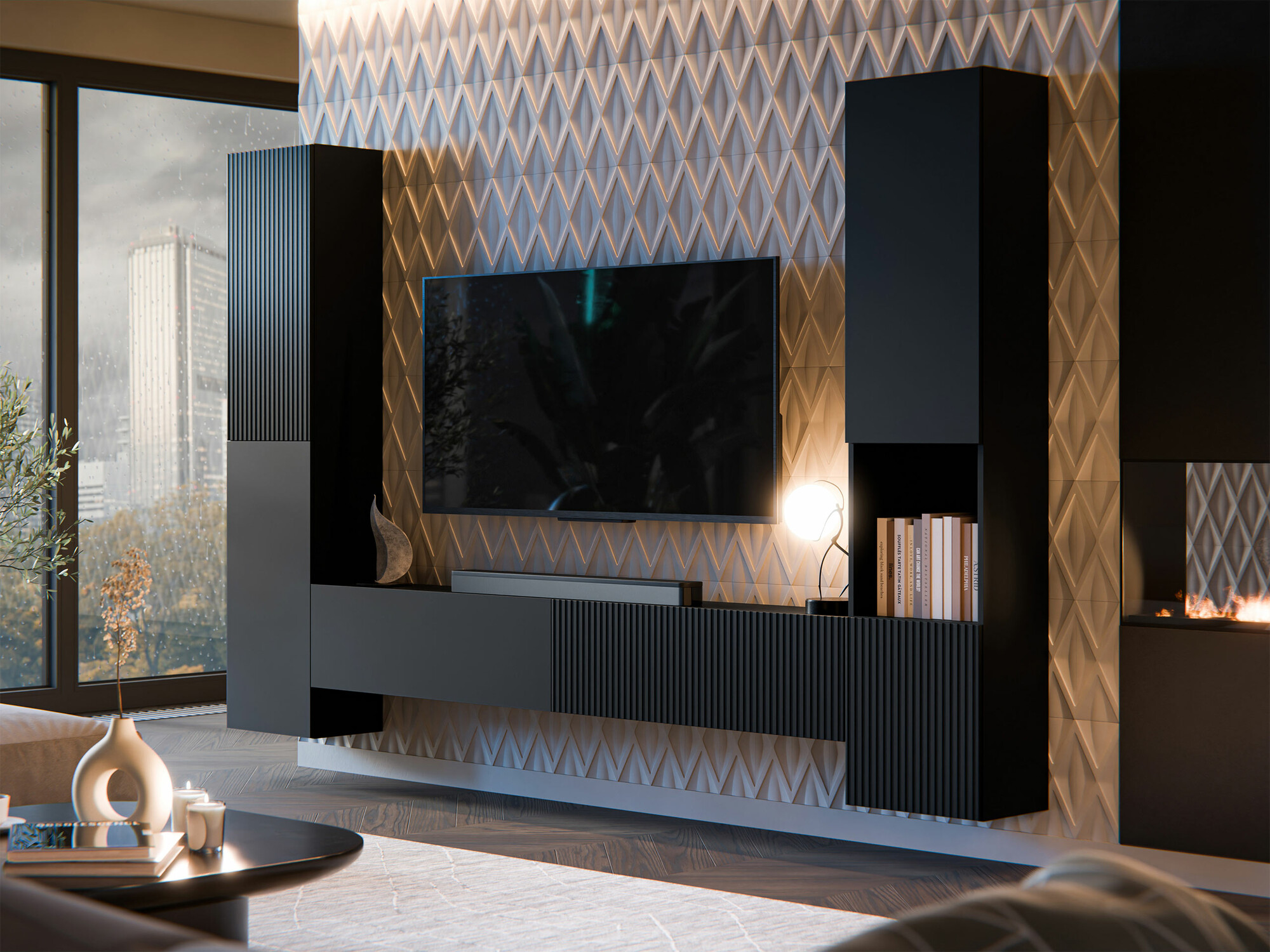 Woonkamerset Species I (Zwart)