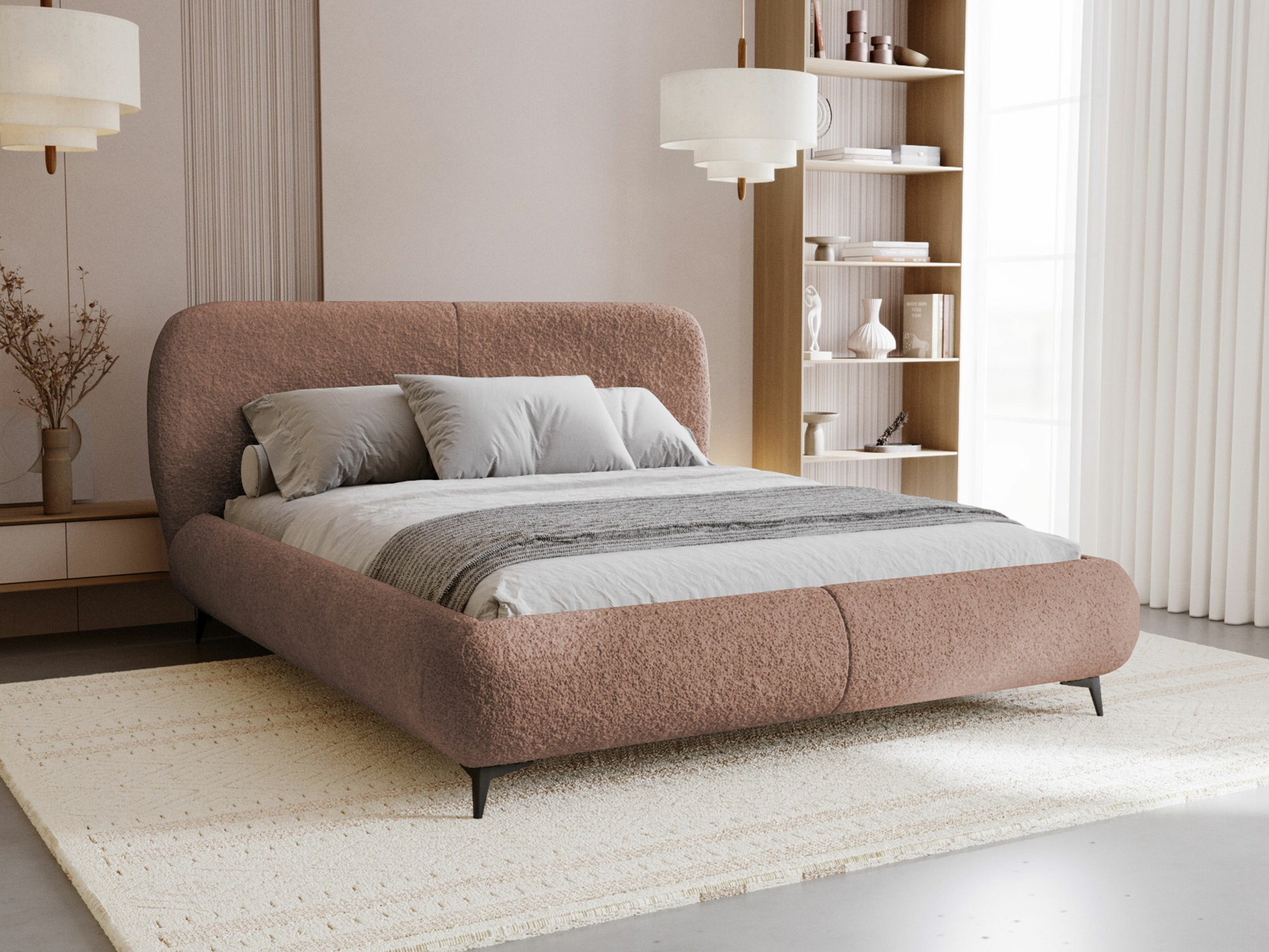 Bed Clovis 119 (Coral 45)