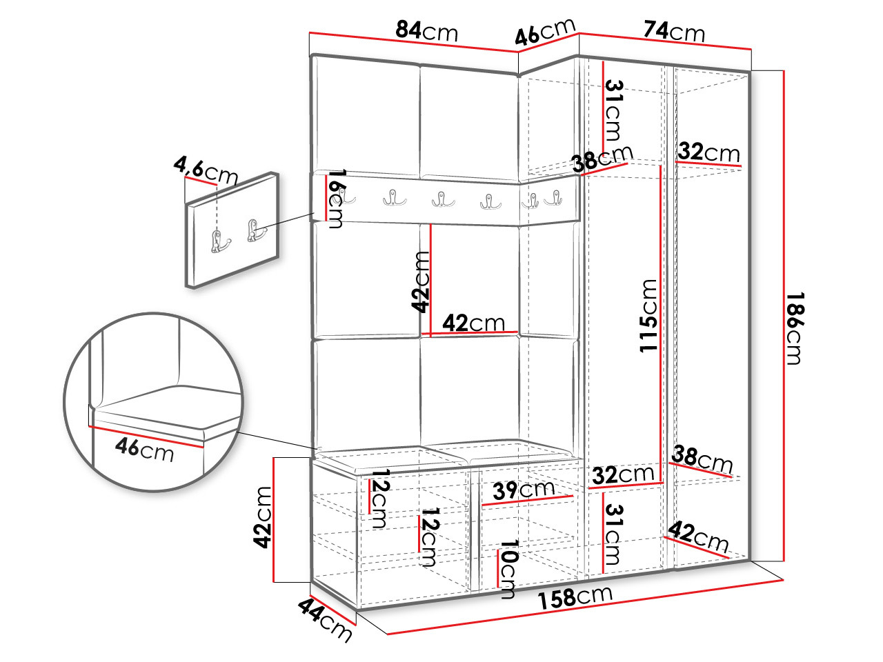 Gangmeubelset Hartford 278 (Manila 26)