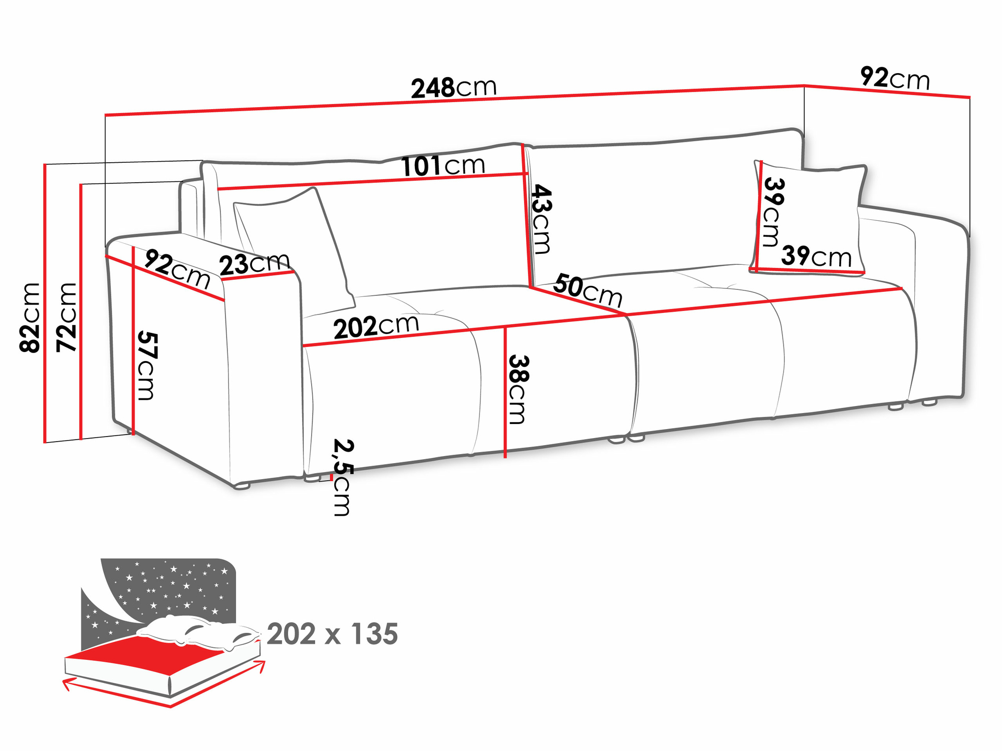 Slaapbank Comfivo Laurus (Velo 623)