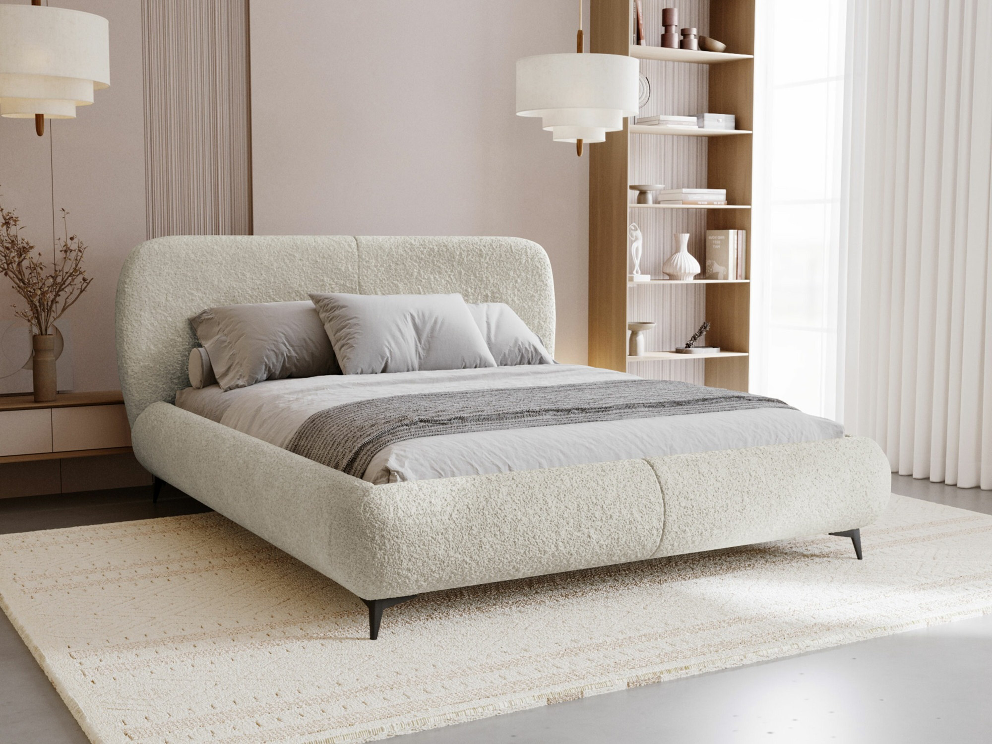 Bed Clovis 119 (Coral 65)