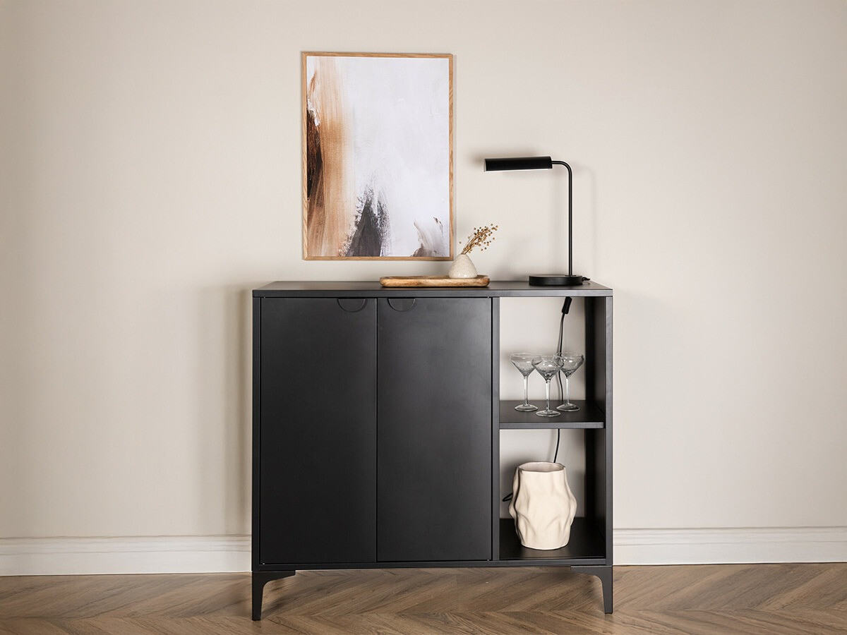 Dressoir Romcamu 105 (Zwart)