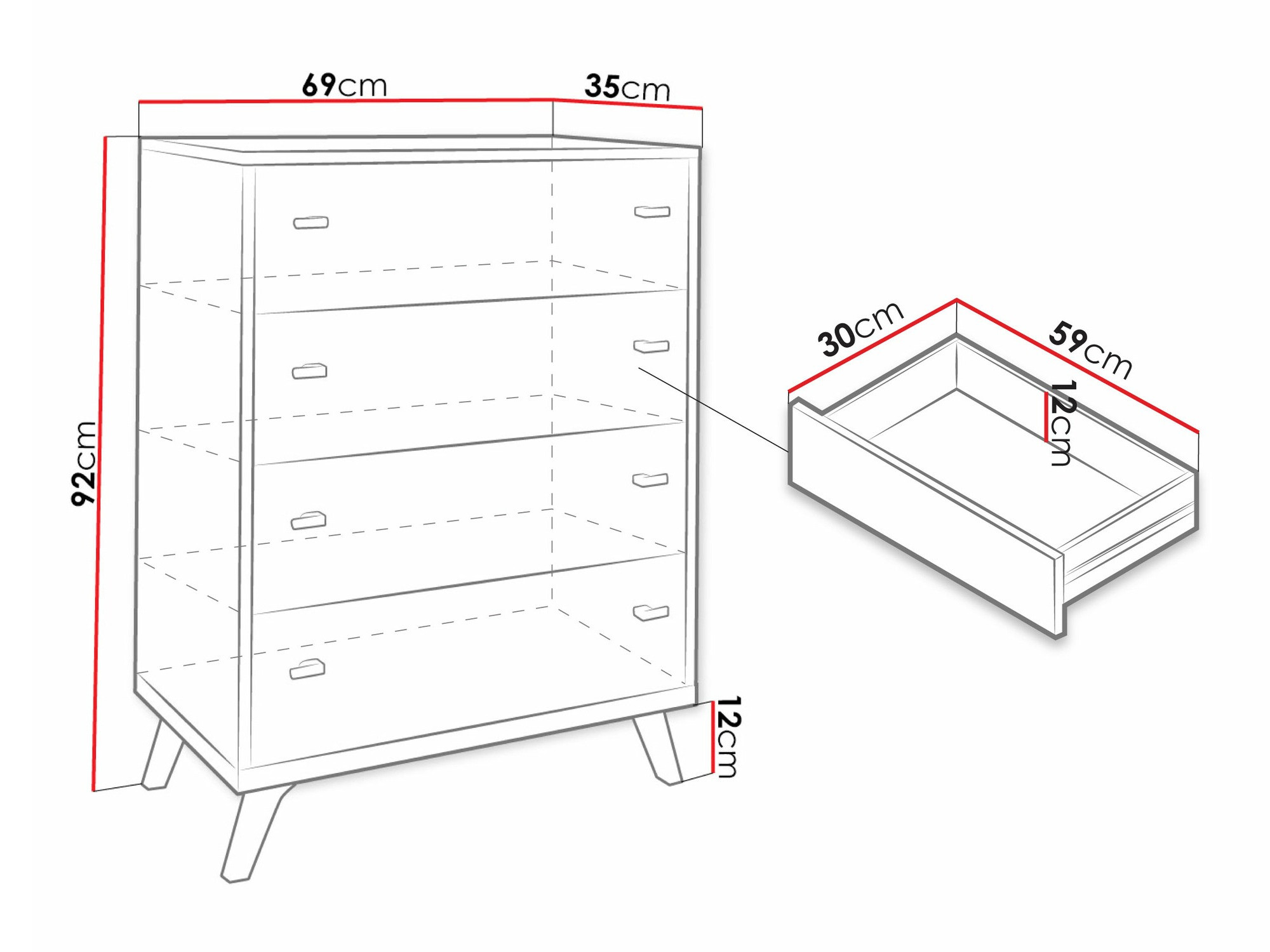 Ladekast Levtena 101