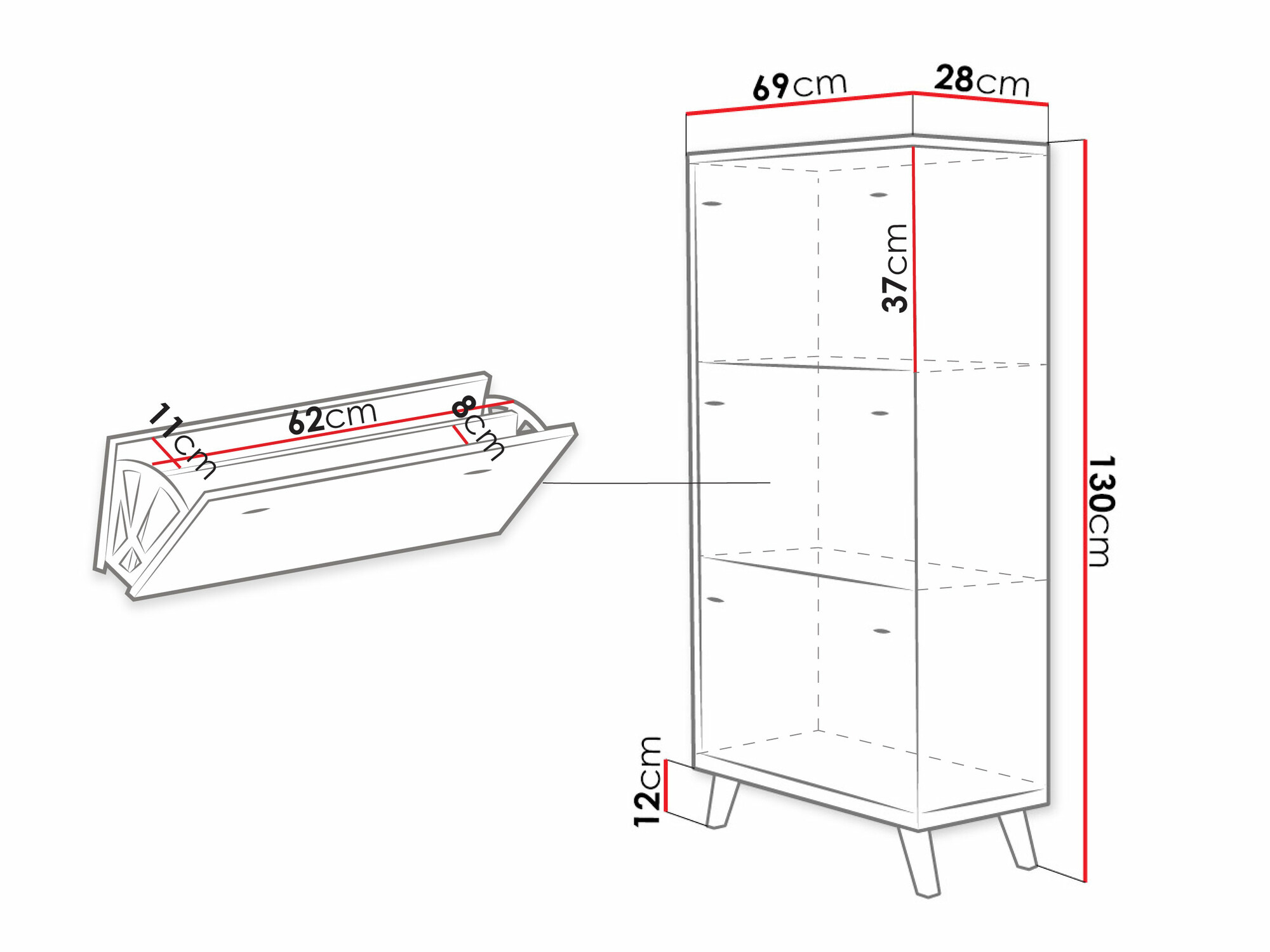 Schoenenkast Levtena 100