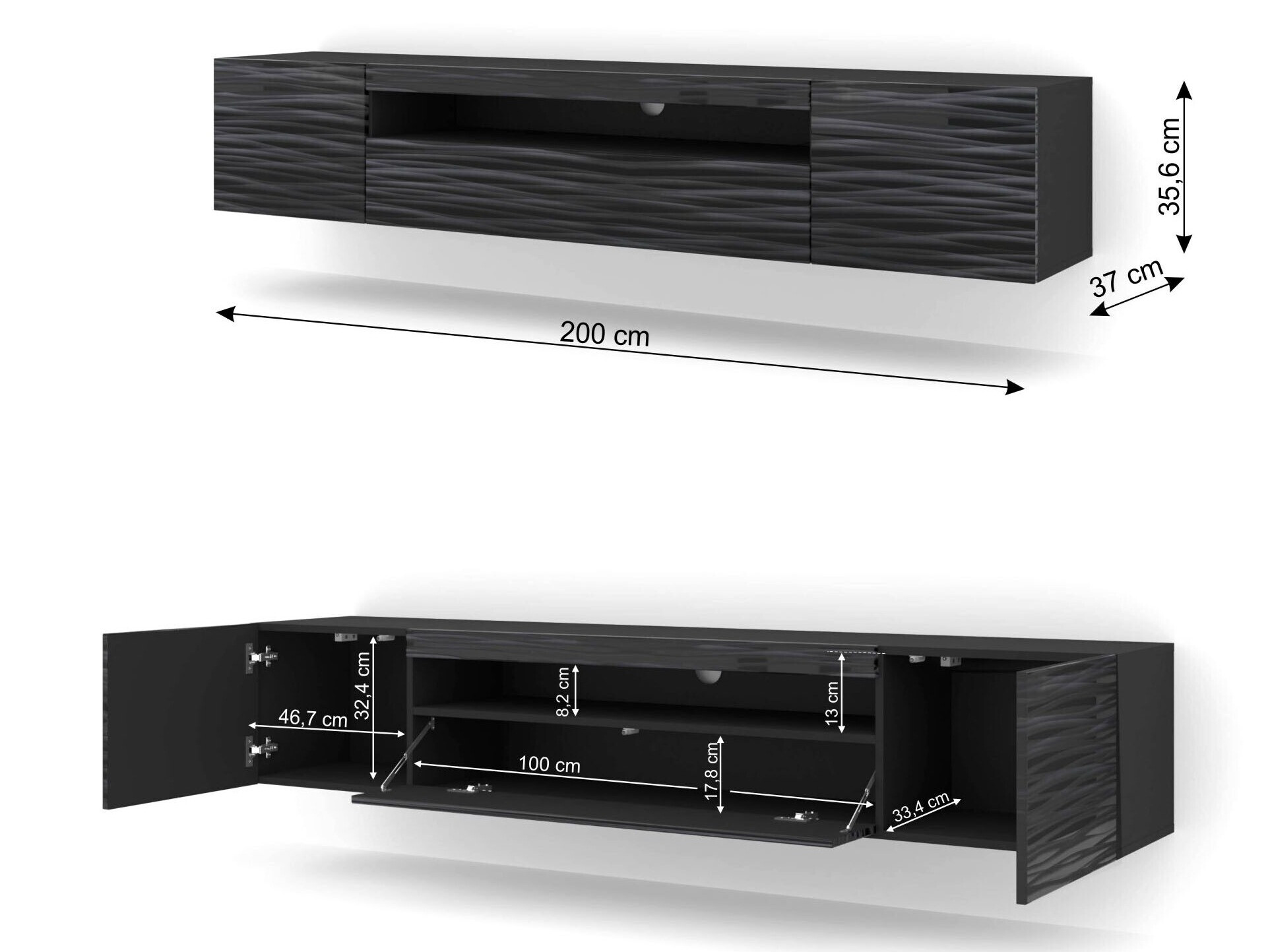TV-meubel Morteo 110