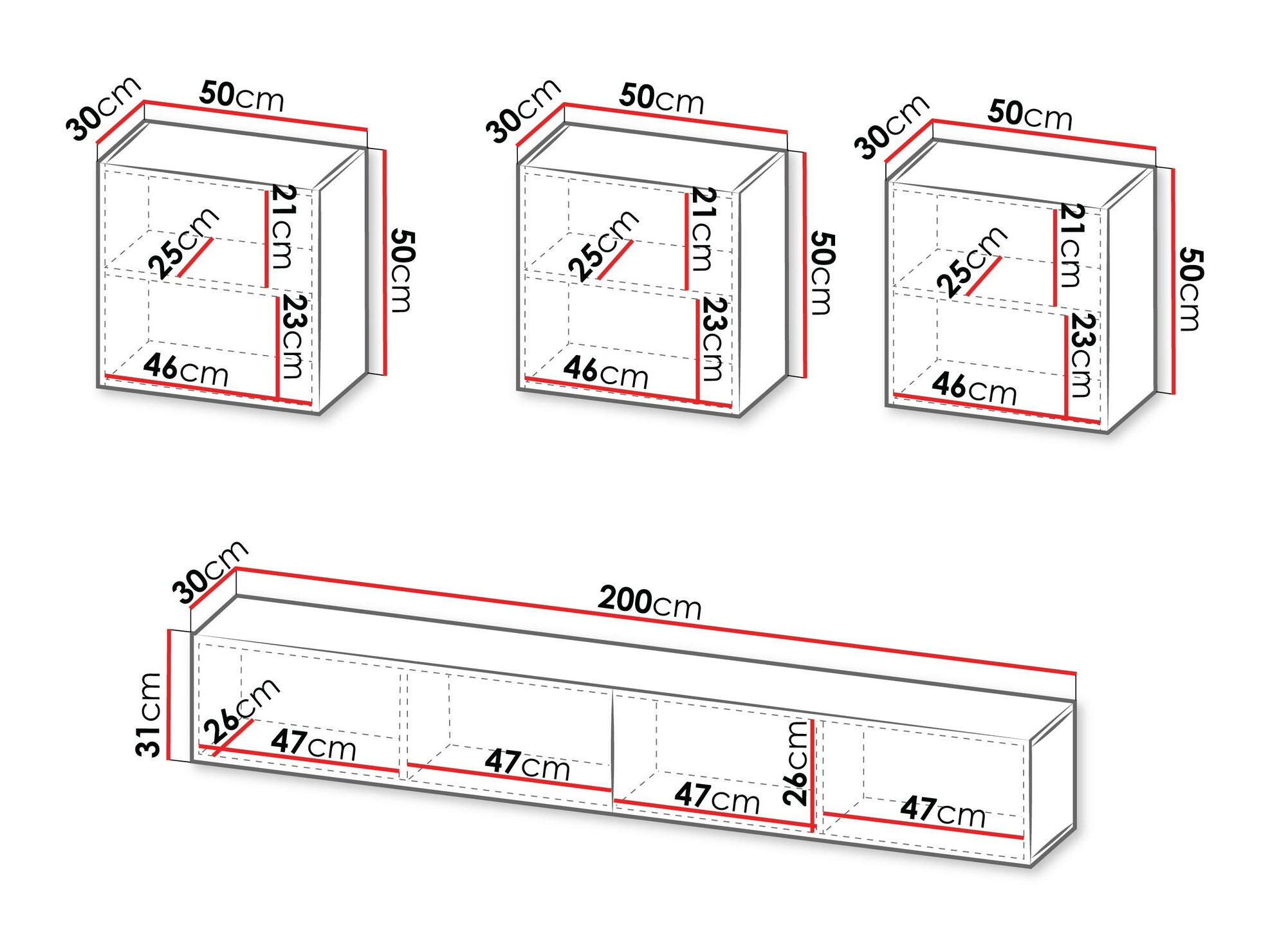 Woonkamerset Species IV (Zwart)