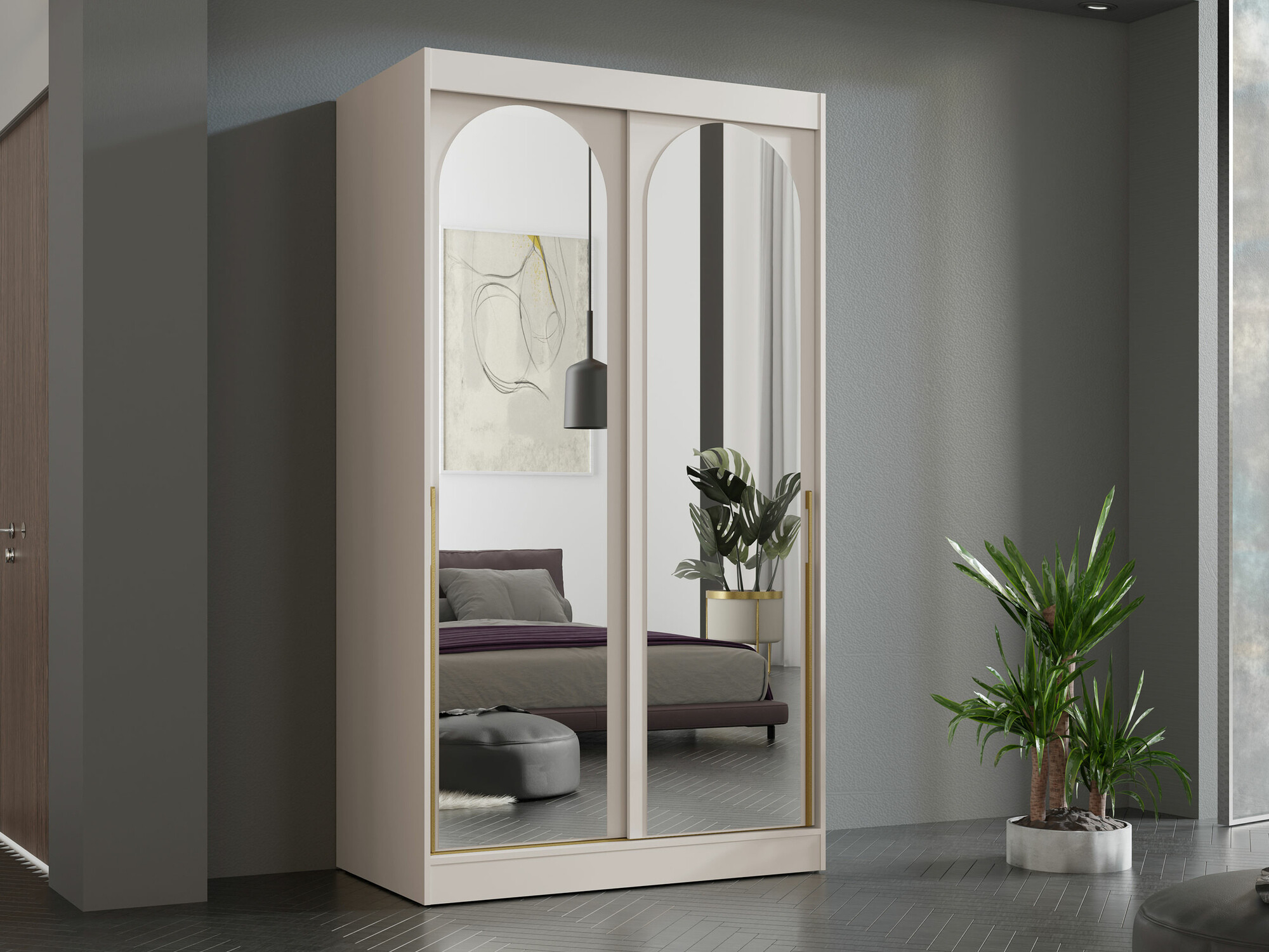 Kledingkast Toledo 130 (Kasjmier)