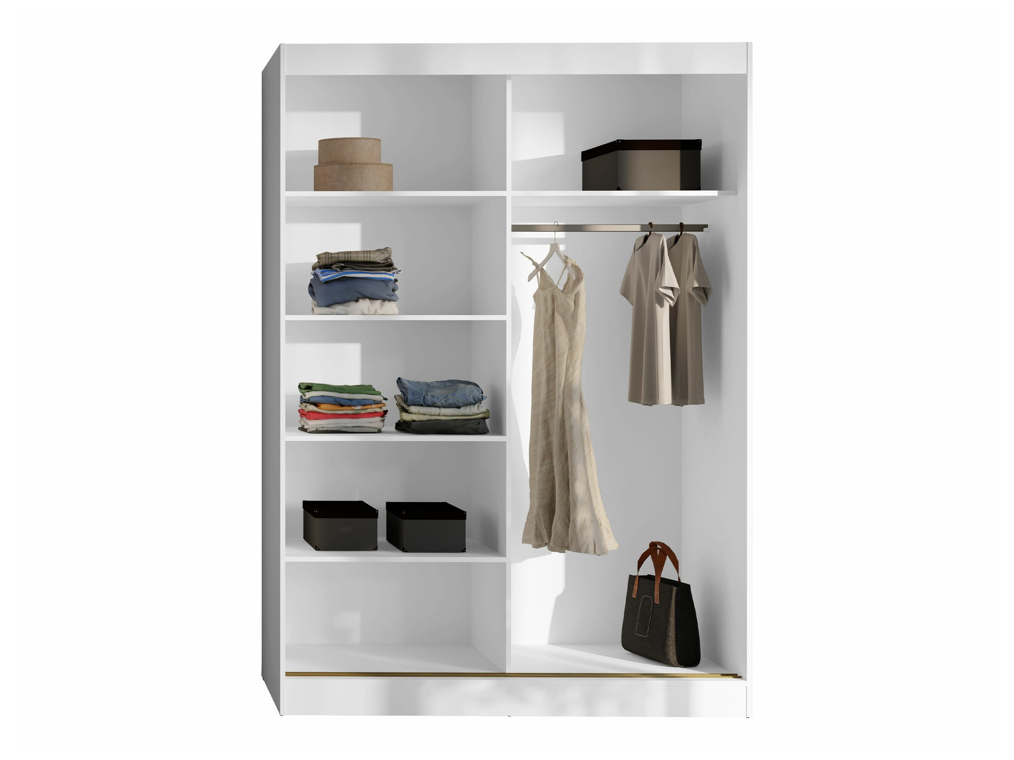 Kledingkast Toledo 131 (Wit)