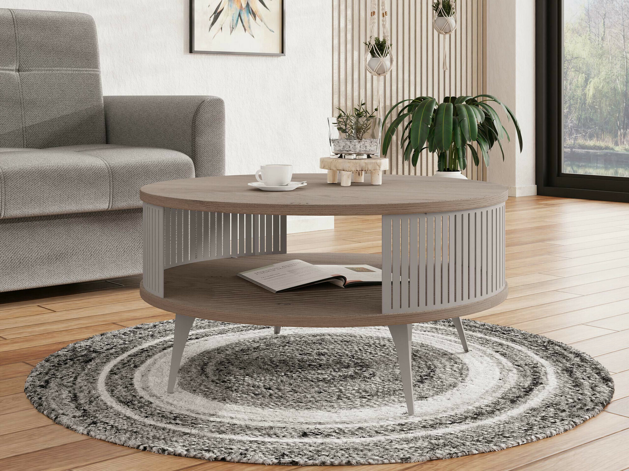 Salontafel Vitum VI (Licht hout)