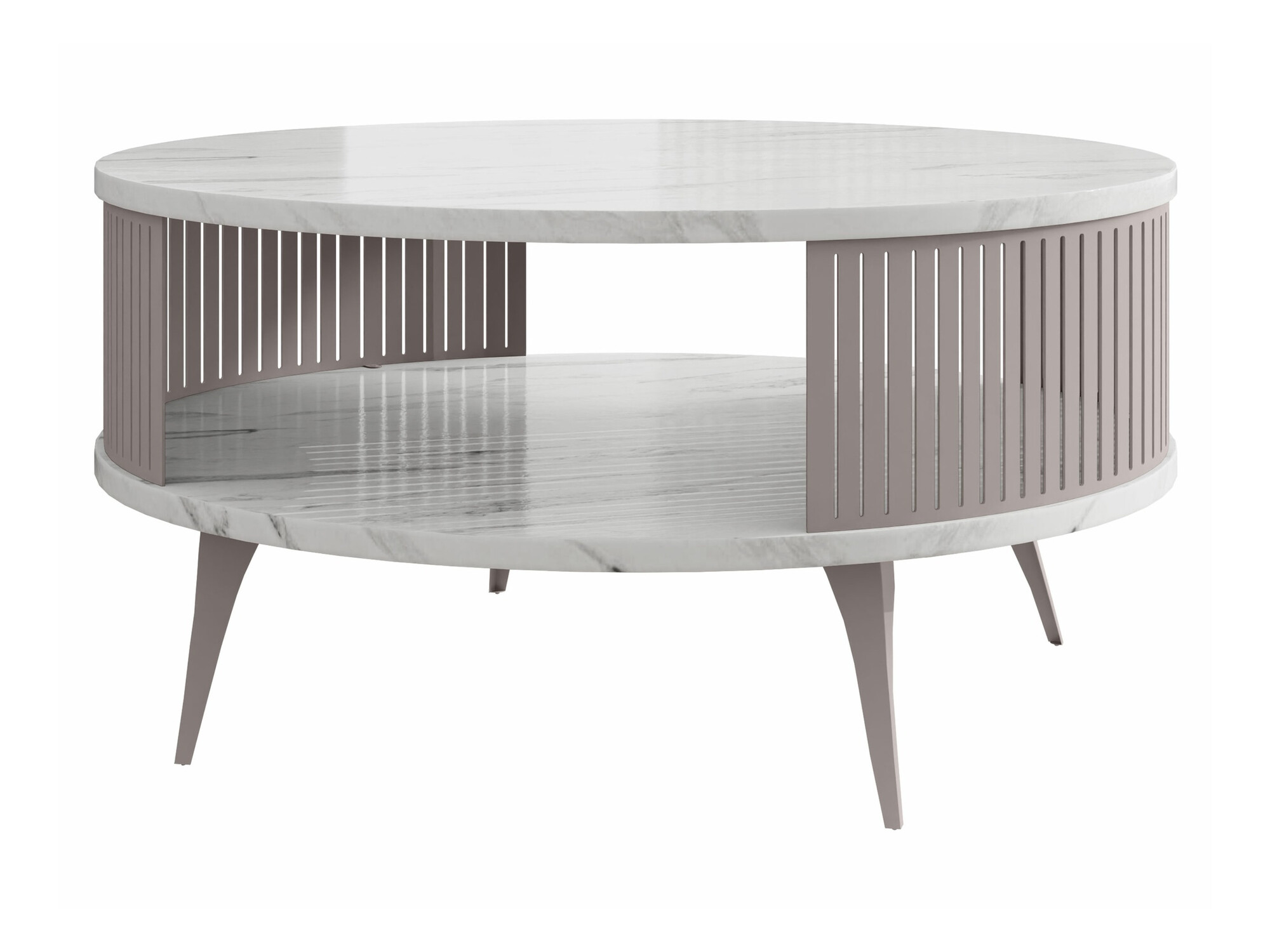 Salontafel Vitum VI (Wit marmer)