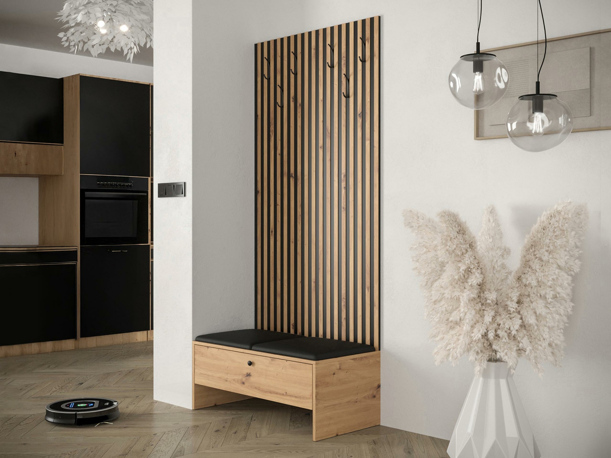 Gangmeubelset Donio IV (Artisan eiken + Soft 011)