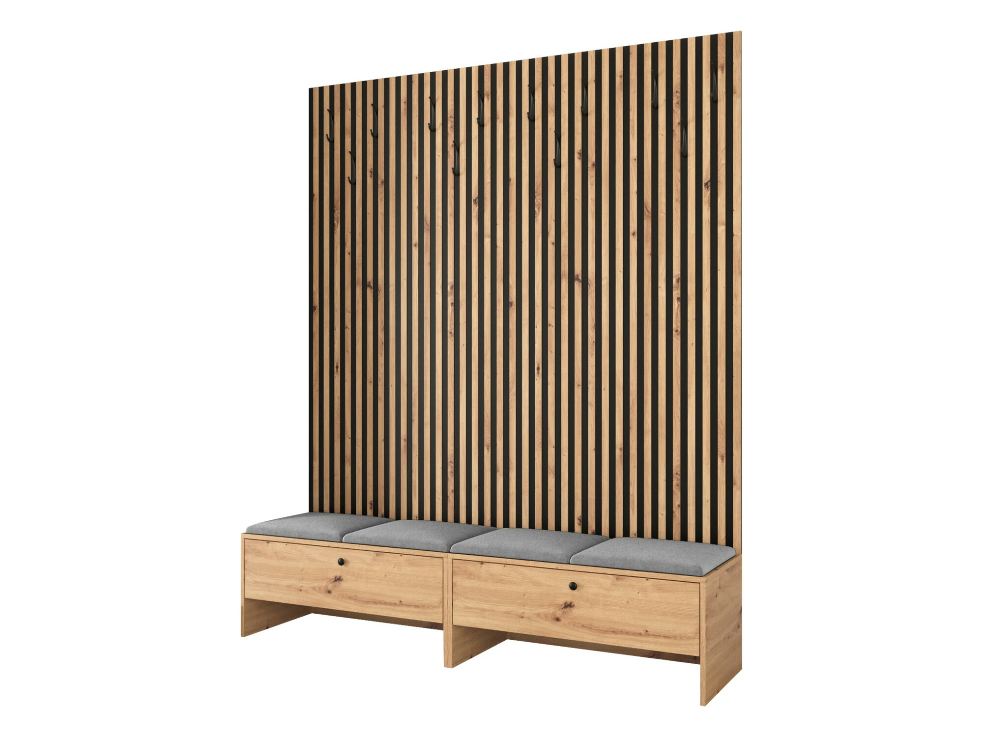 Gangmeubelset Donio V (Artisan eiken + Manila 16)