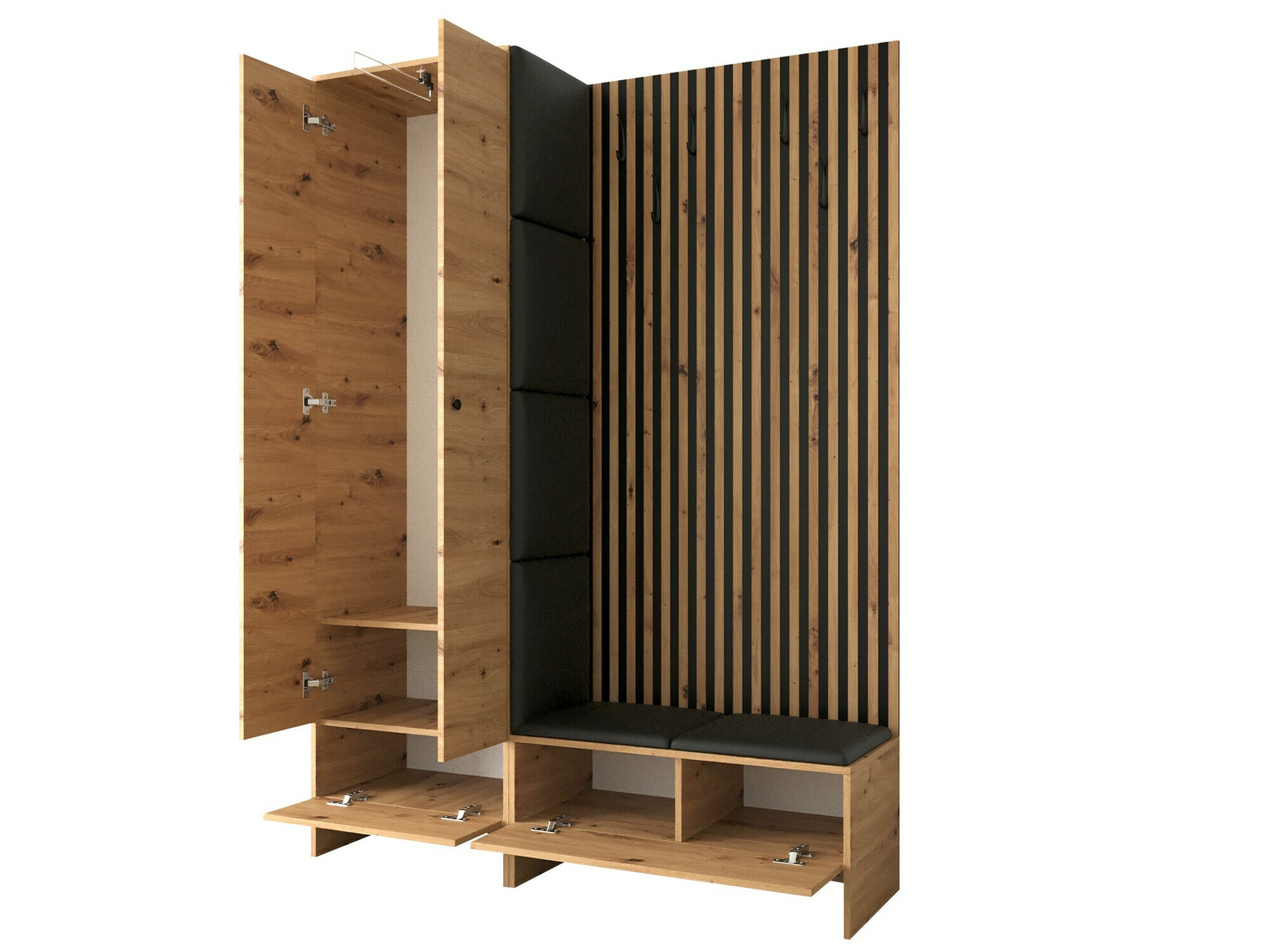 Gangmeubelset Hartford 320 (Artisan eiken + Abriamo 3)