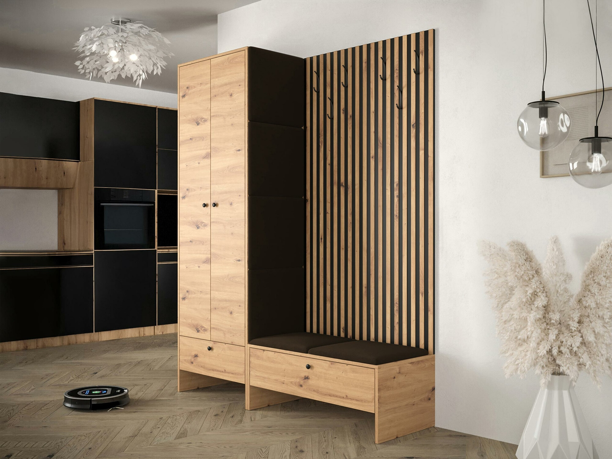 Gangmeubelset Hartford 320 (Artisan eiken + Manila 04)