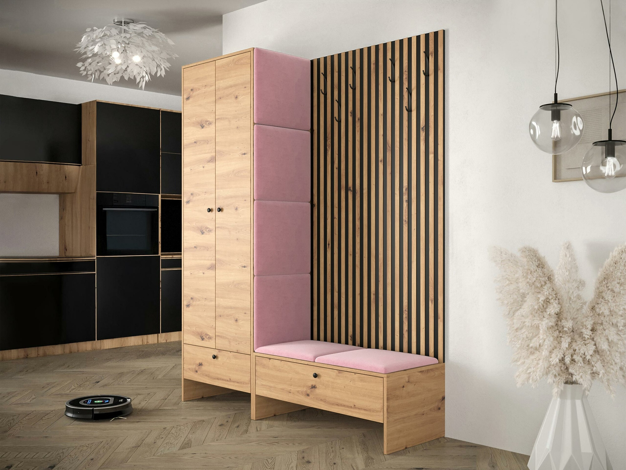 Gangmeubelset Hartford 320 (Artisan eiken + Manila 09)