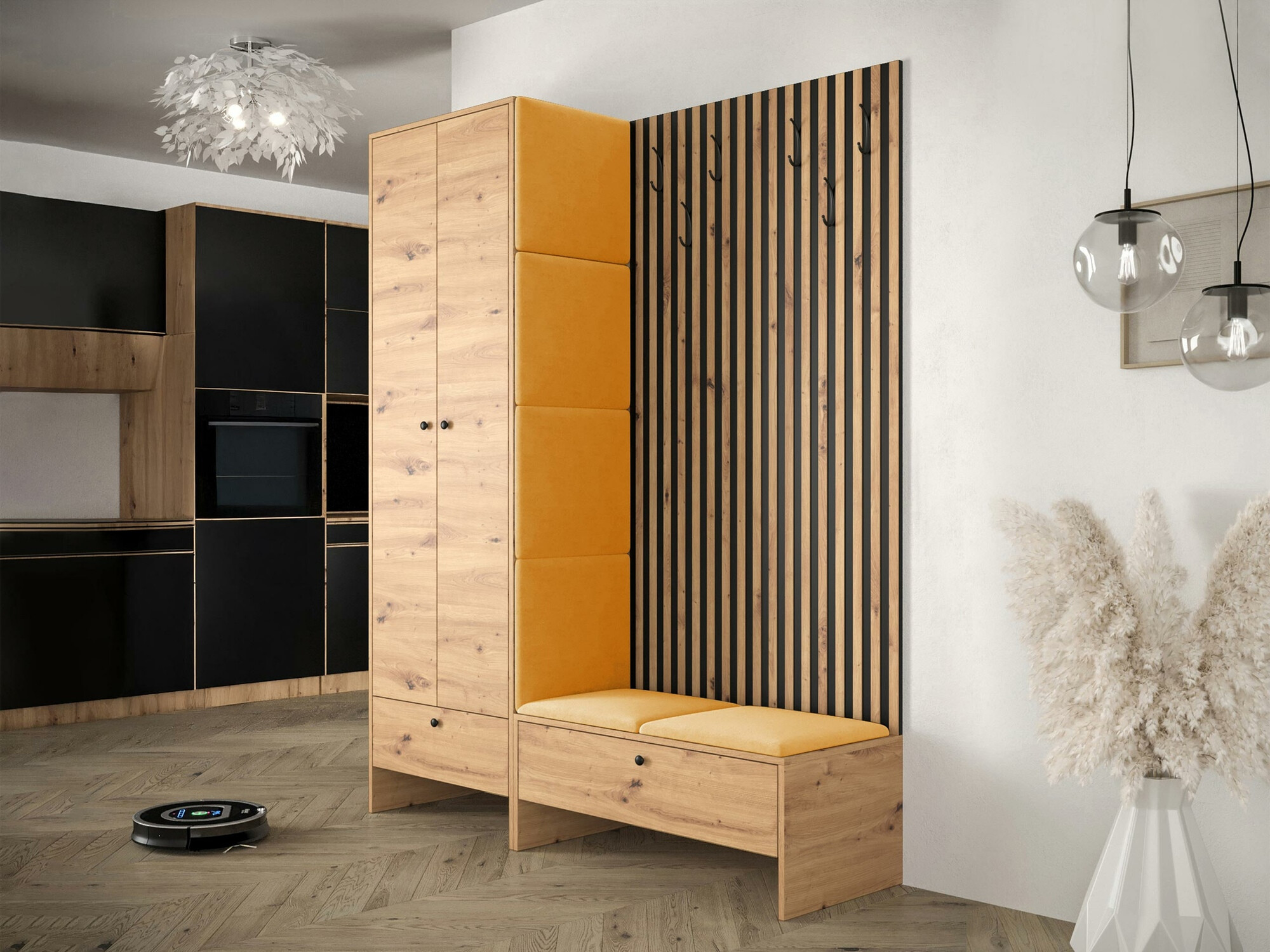 Gangmeubelset Hartford 320 (Artisan eiken + Manila 32)