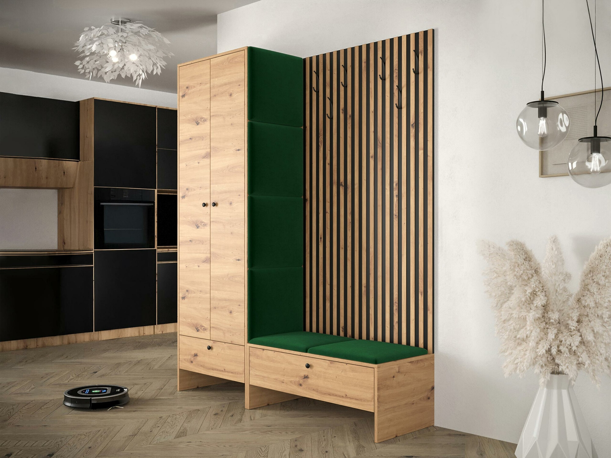 Gangmeubelset Hartford 320 (Artisan eiken + Manila 35)