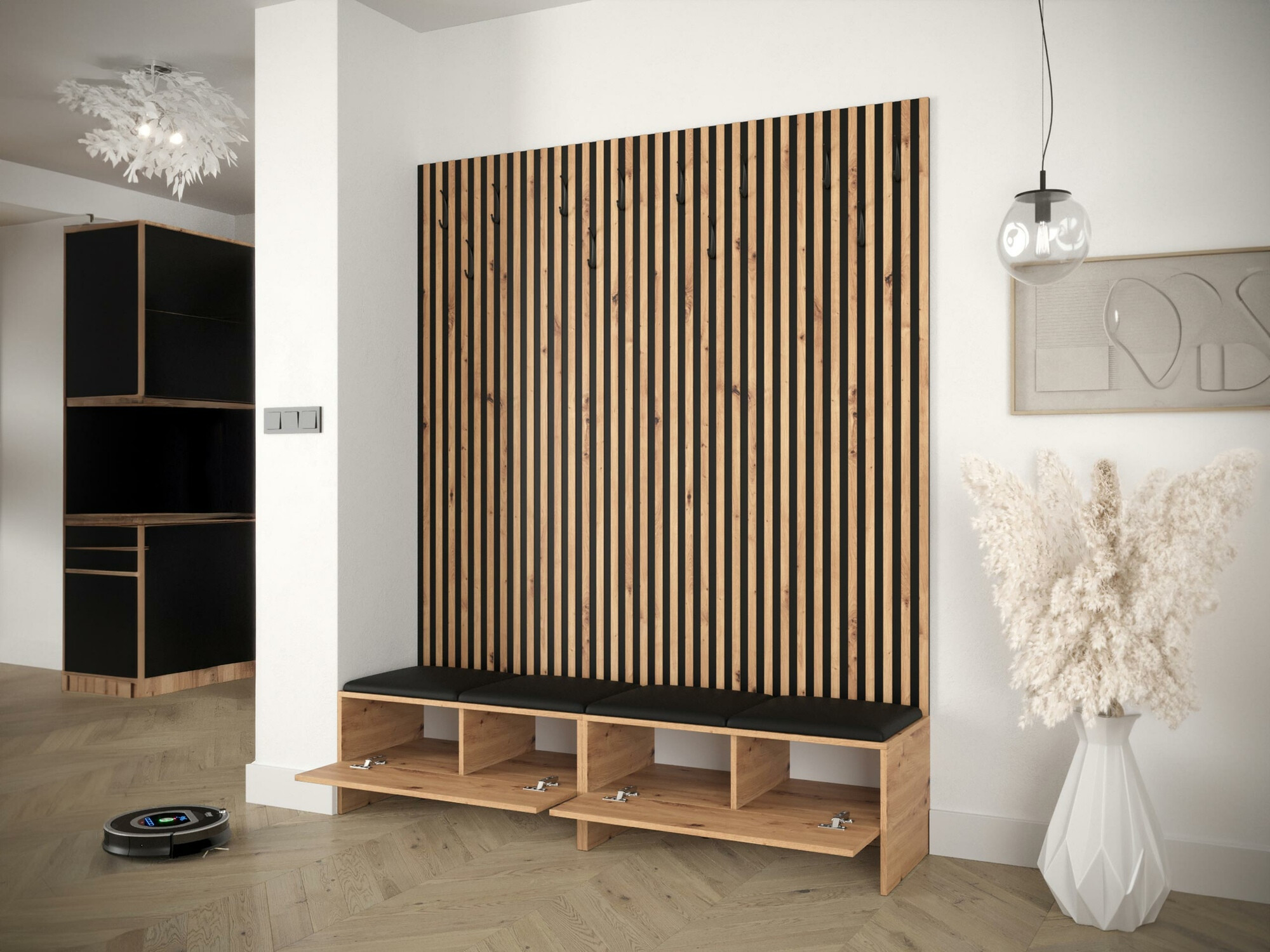 Gangmeubelset Hartford 485 (Artisan eiken + Abriamo 6)