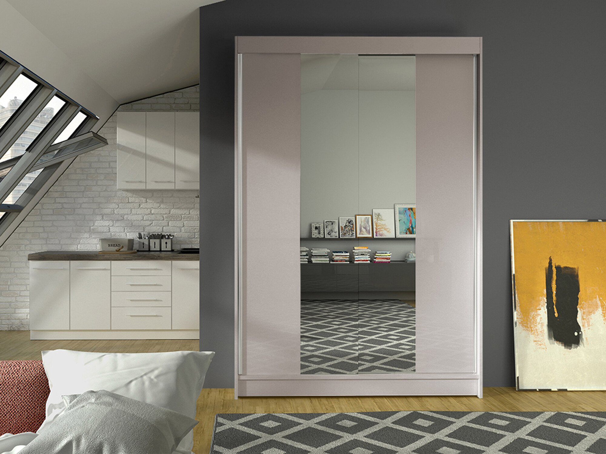 Kledingkast Closico 148 (Kasjmier)