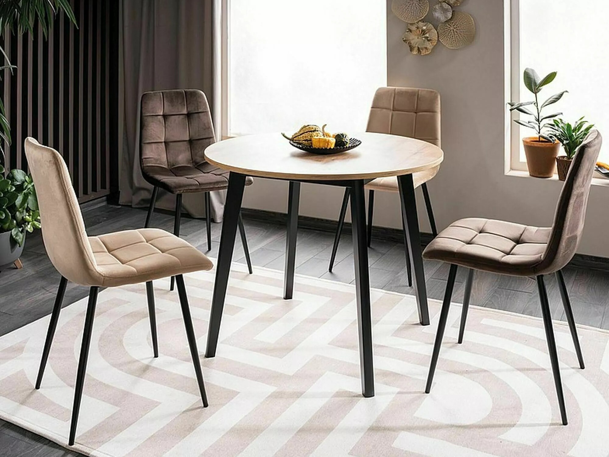 Stoel Detroit 755 (Bluvel 48)