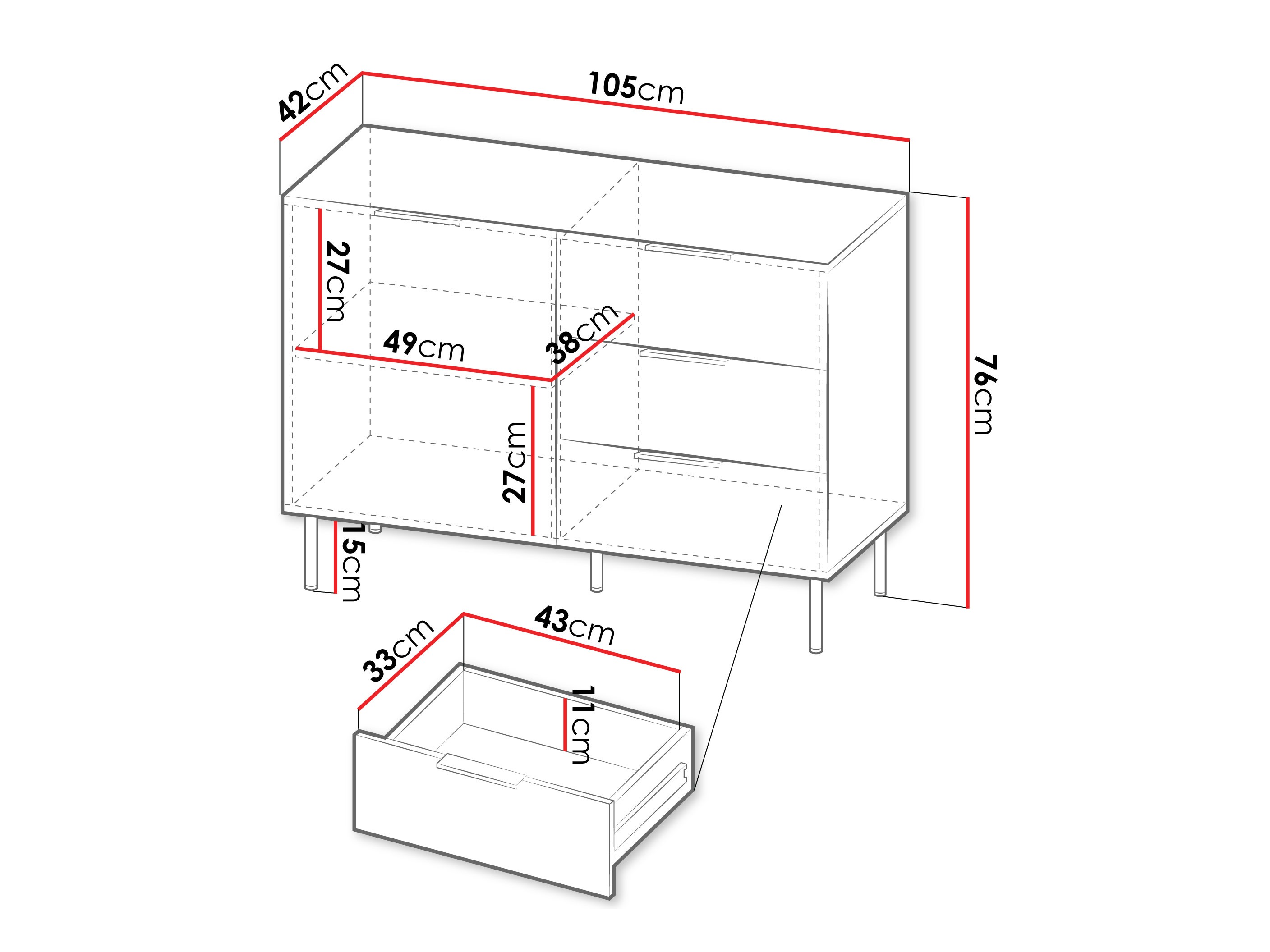 Ladekast Mardalu 101
