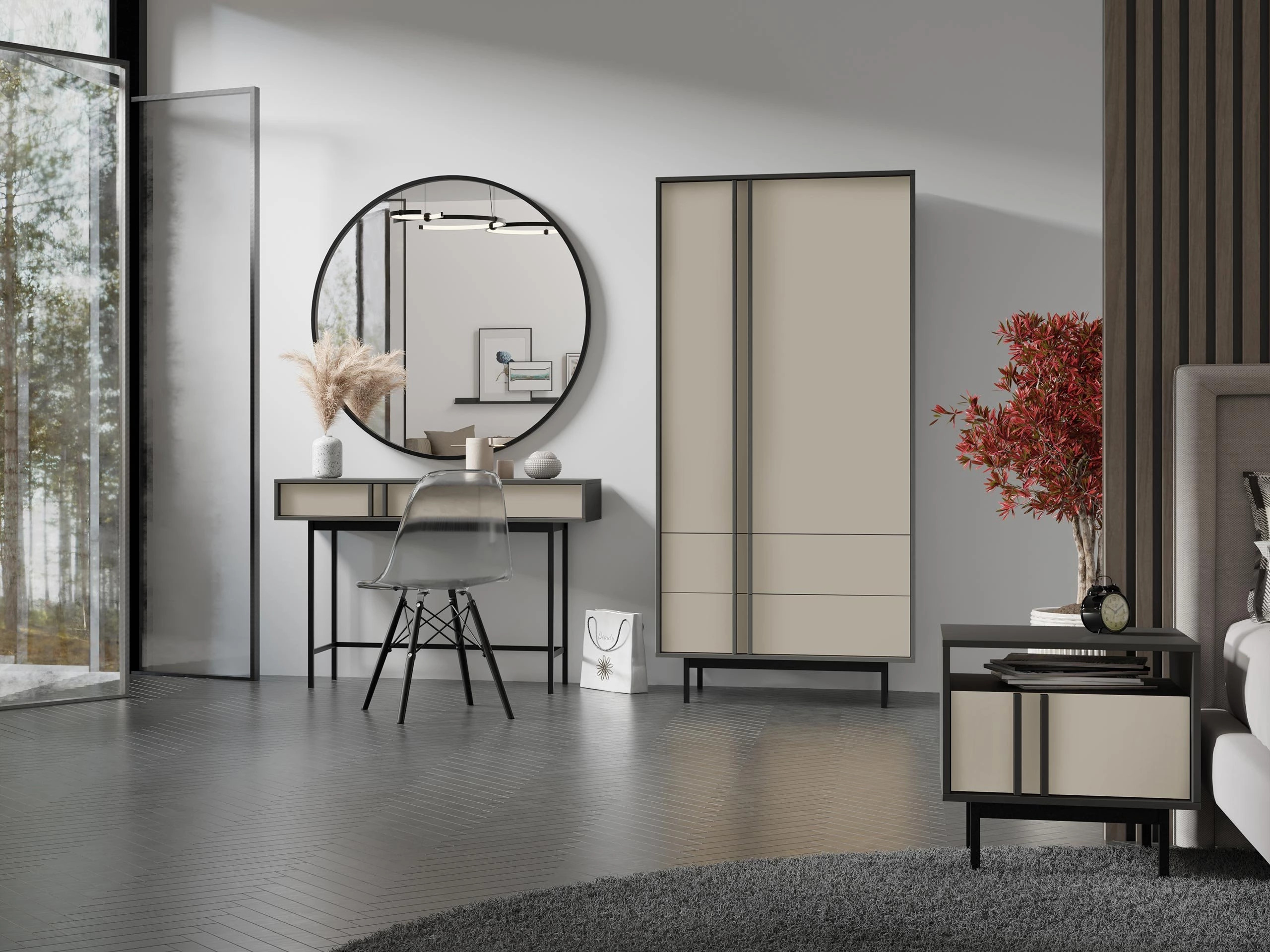 Kledingkast Levali 100 (Beige)