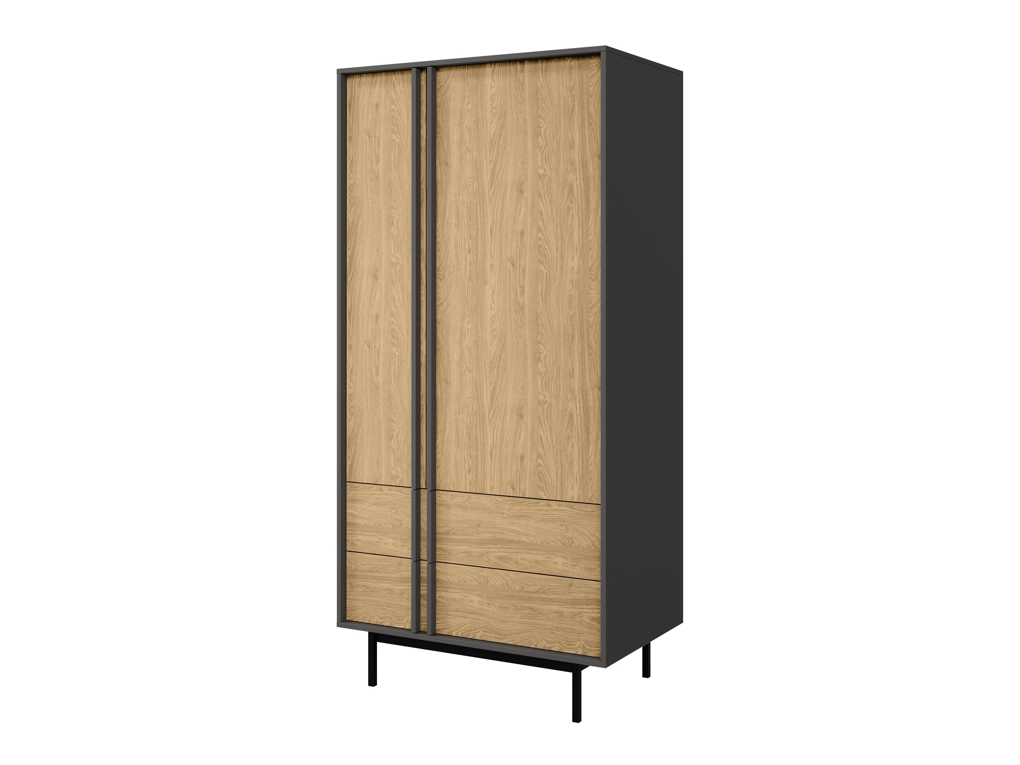 Kledingkast Levali 100 (Eiken)