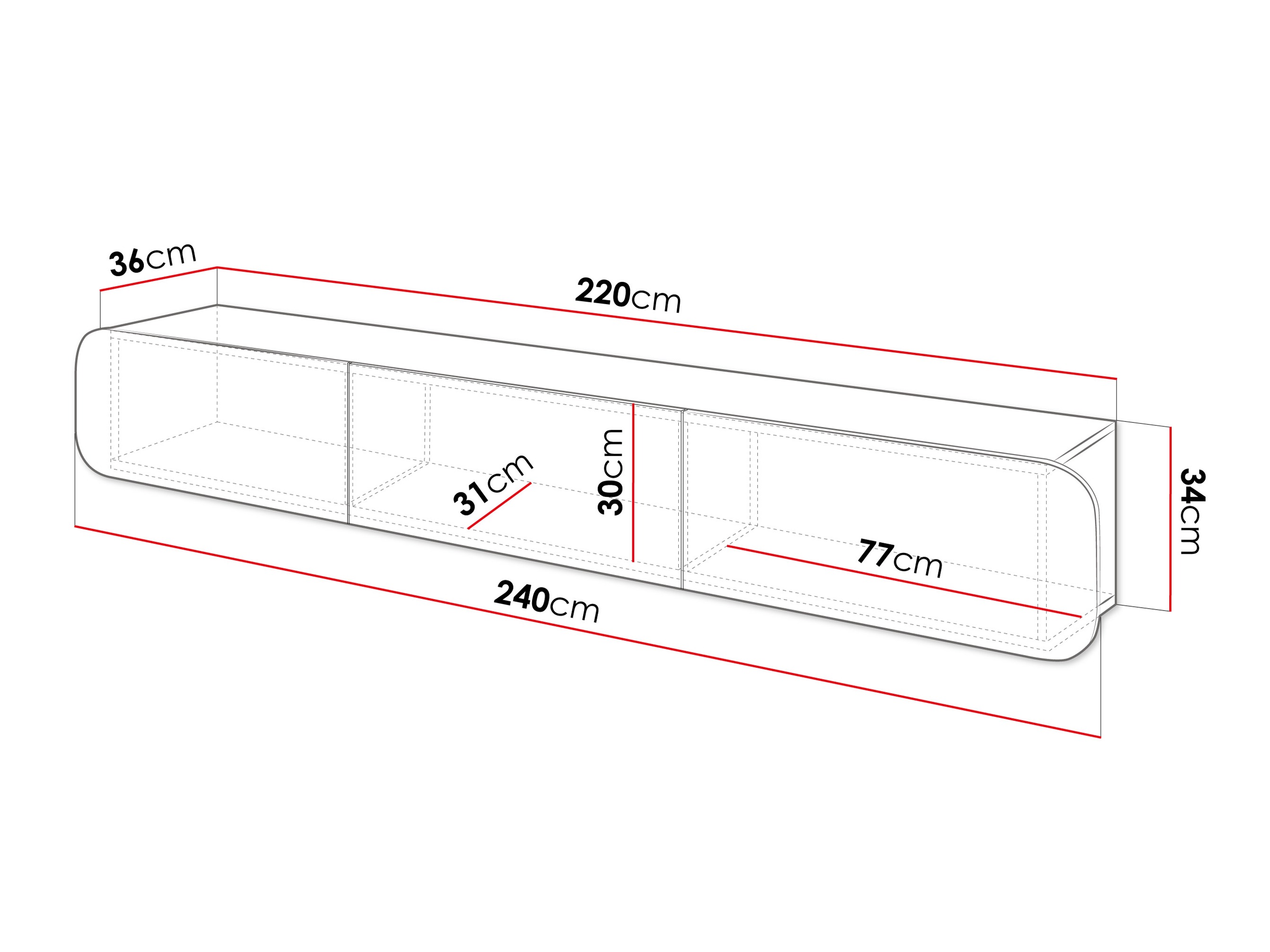 TV-meubel Kingston 179