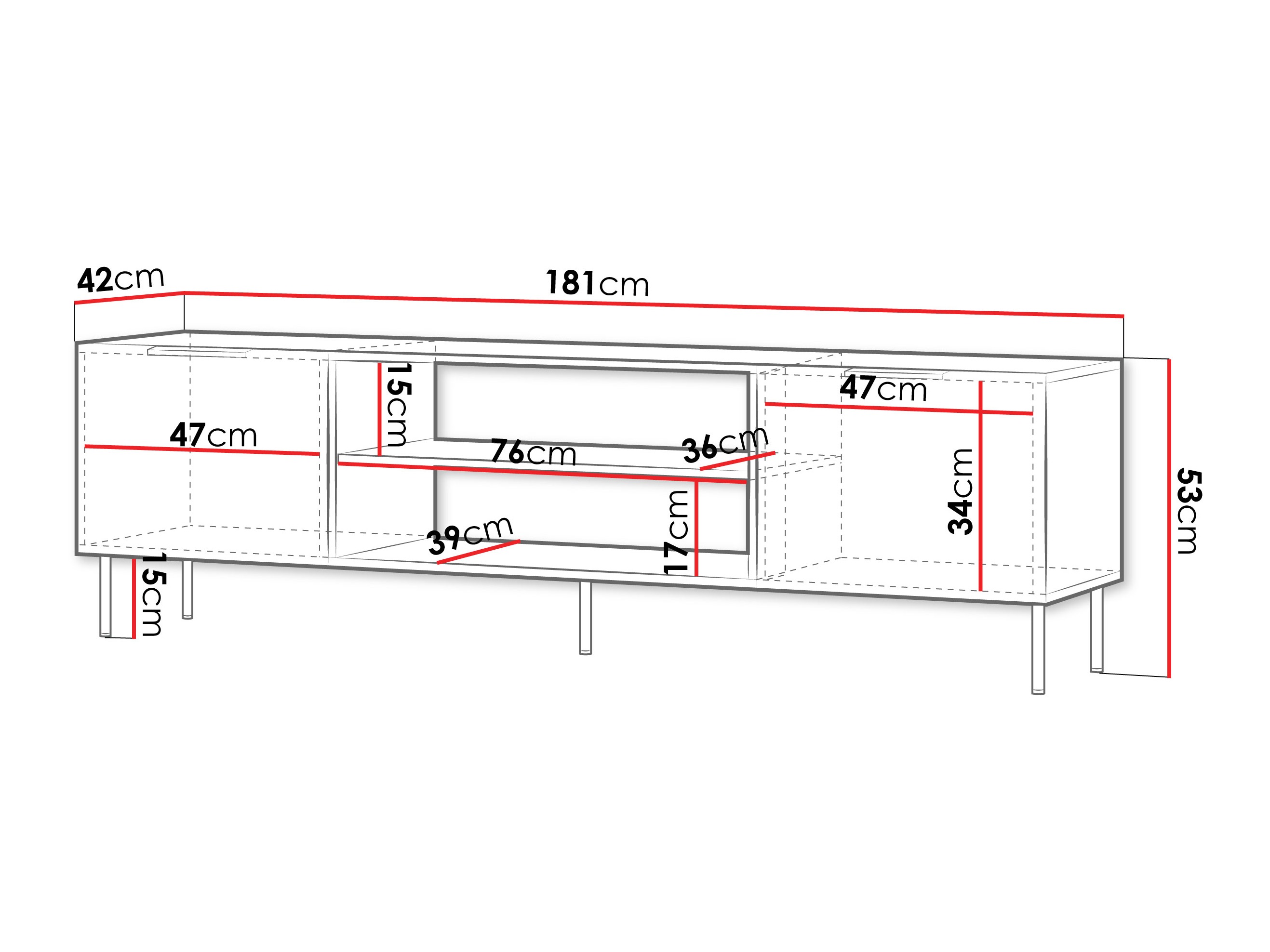 TV-meubel Mardalu 105
