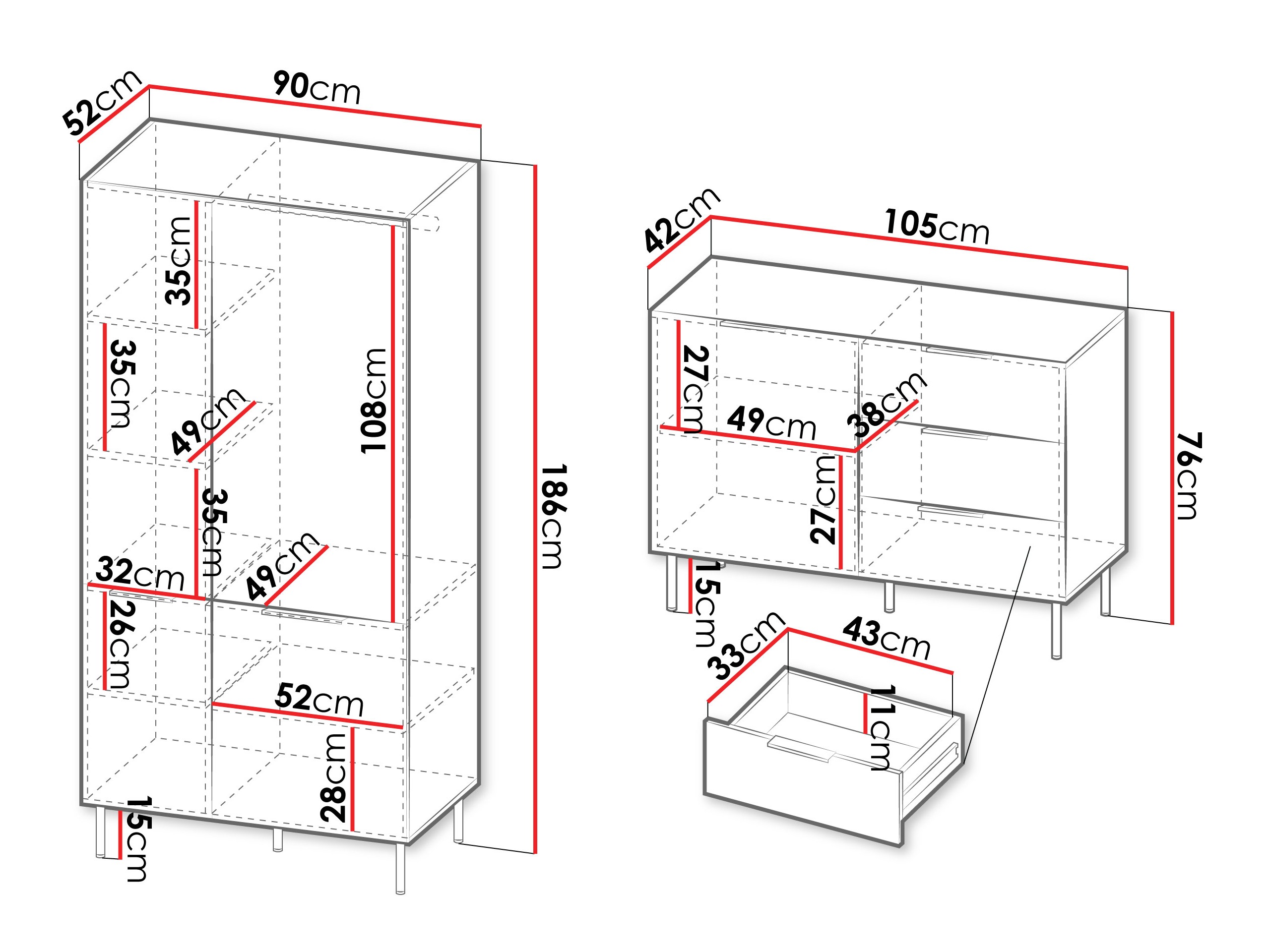 Woonkamerset Mardalu 108
