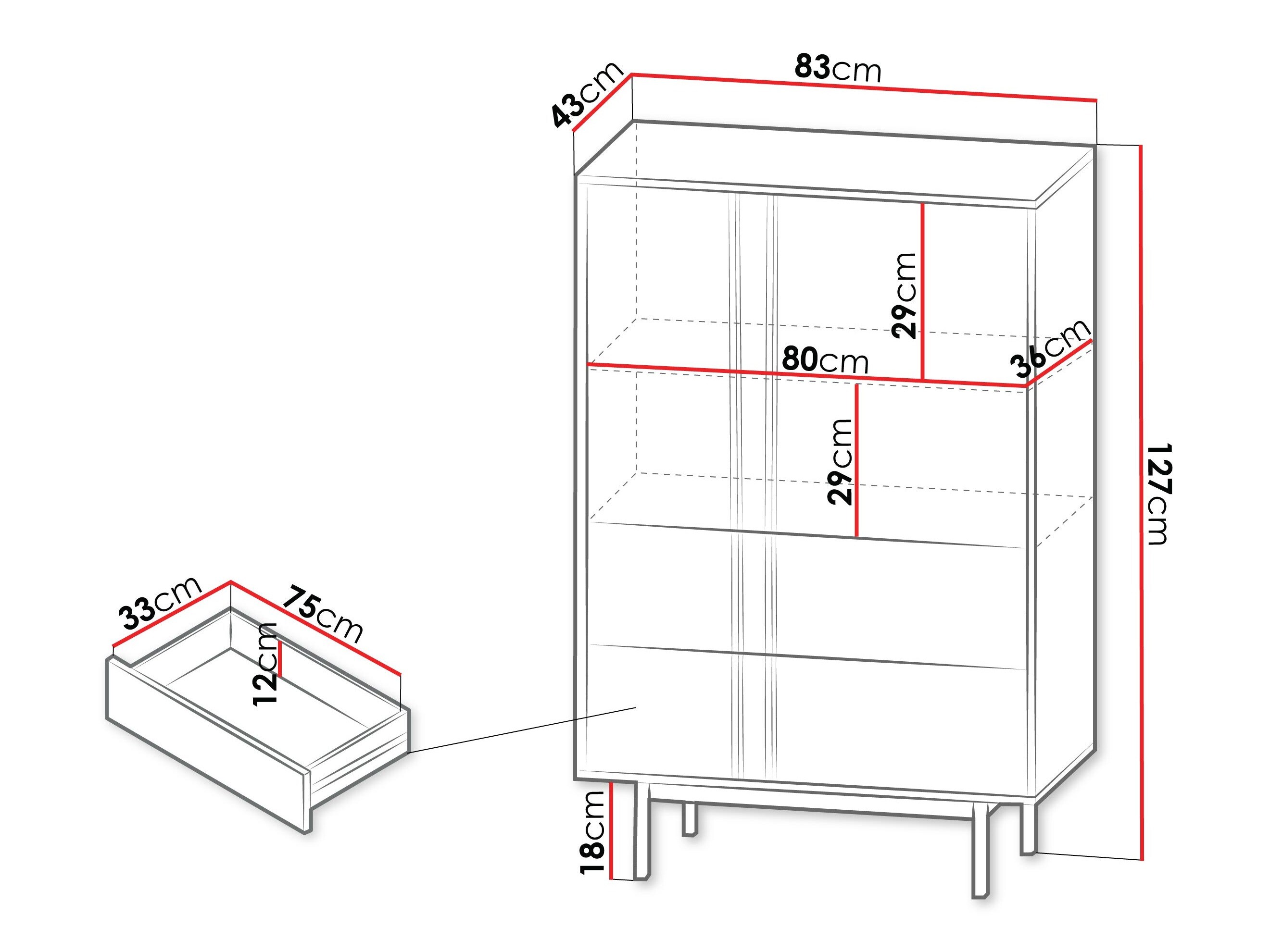 Ladekast Levali 104 (Beige)