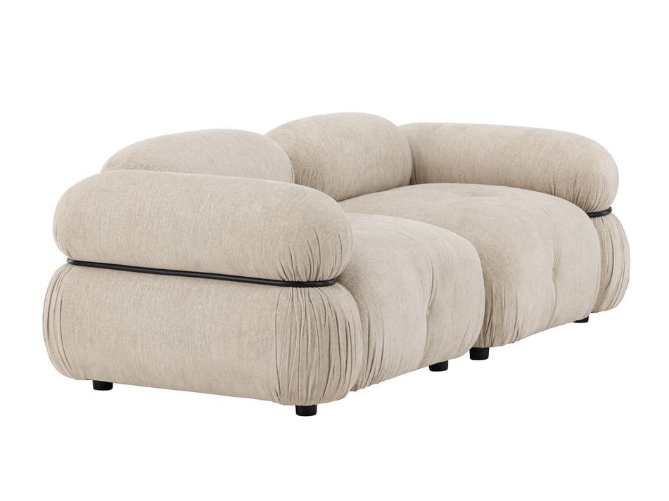 Modulaire sofa Evardale 103 (Beige + Zwart)