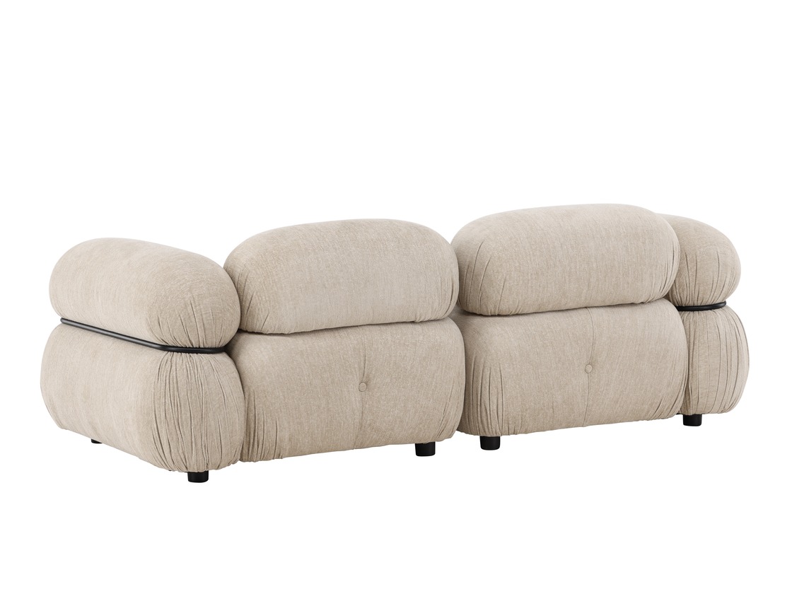 Modulaire sofa Evardale 103 (Beige + Zwart)