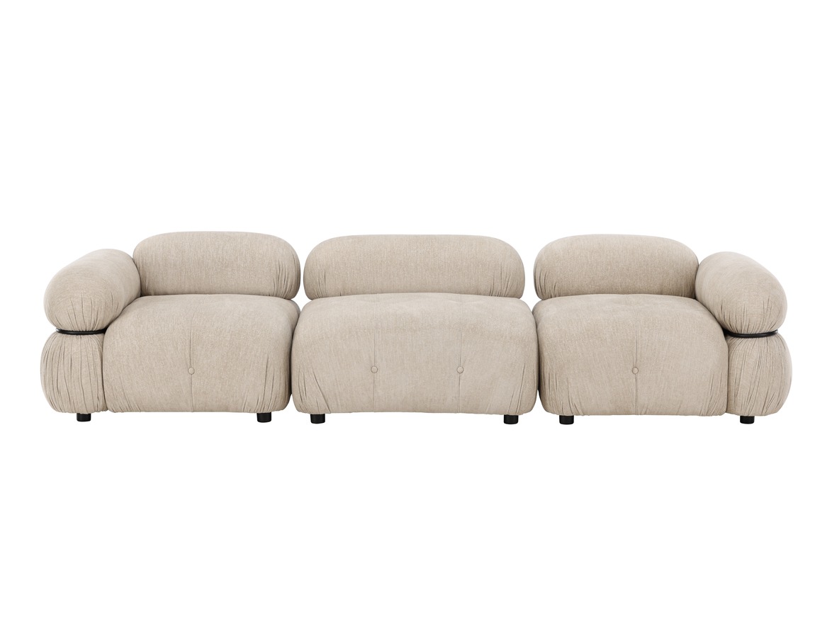 Modulaire sofa Evardale 104 (Beige + Zwart)
