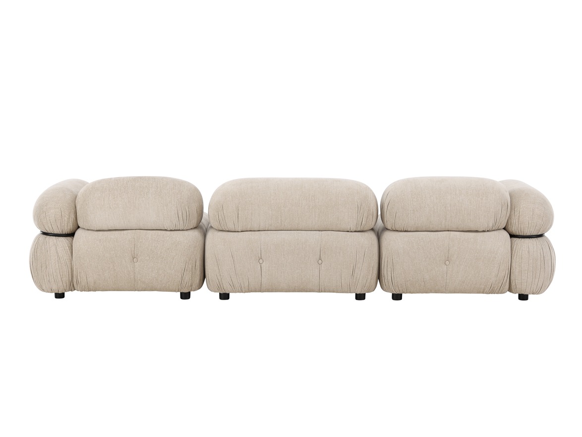 Modulaire sofa Evardale 104 (Beige + Zwart)