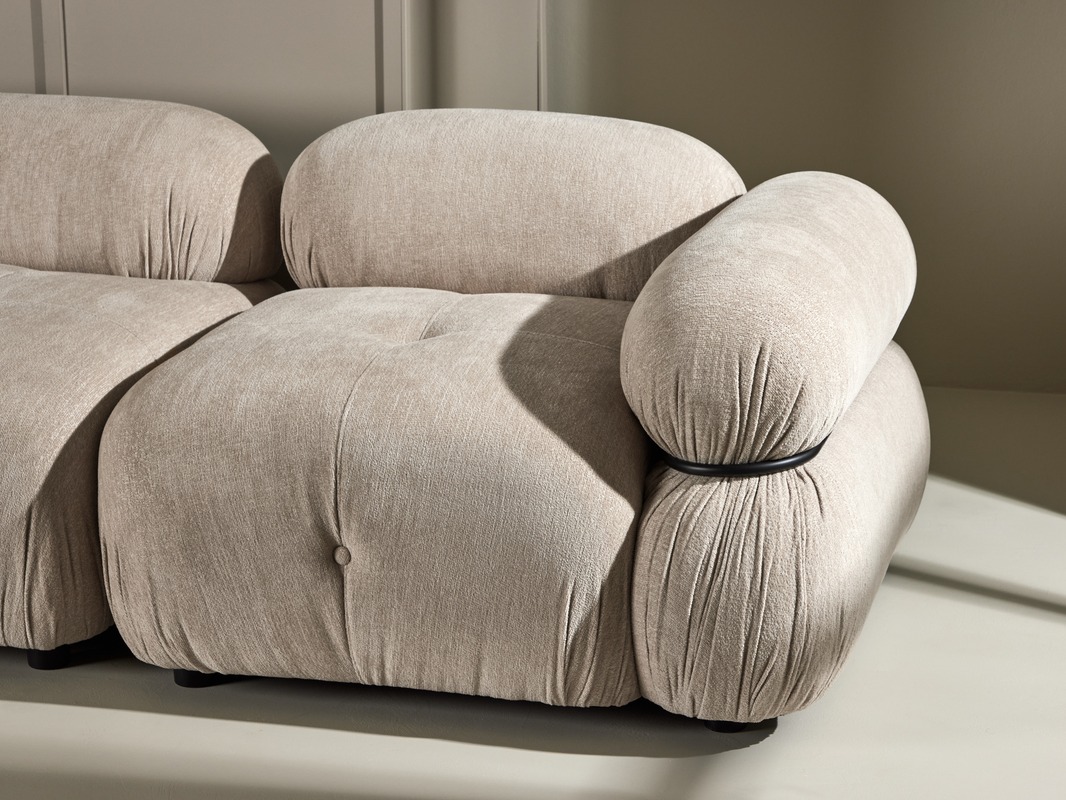 Modulaire sofa Evardale 104 (Beige + Zwart)
