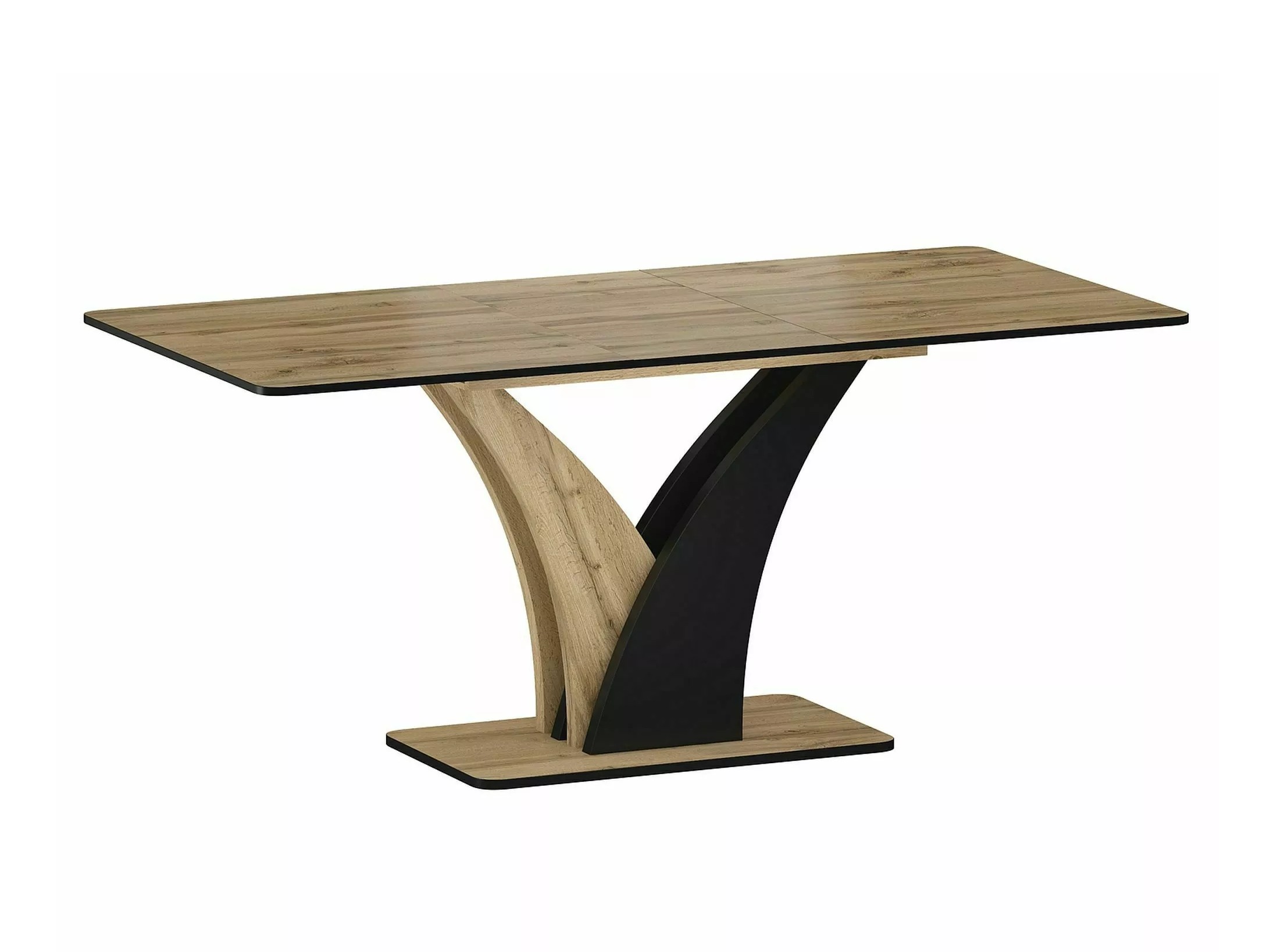 Tafel Detroit 761 (Artisan eiken + Zwart)