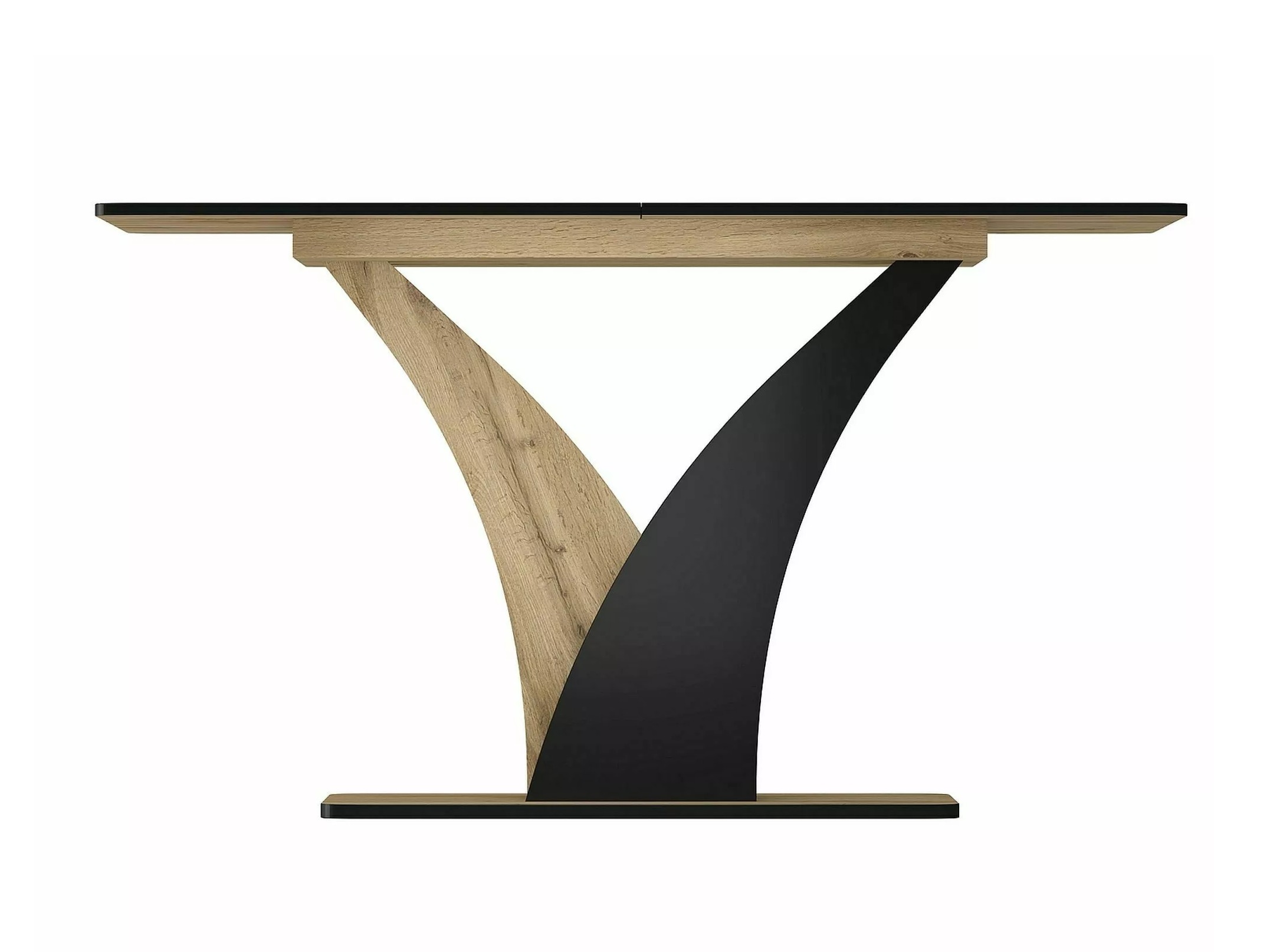 Tafel Detroit 761 (Artisan eiken + Zwart)