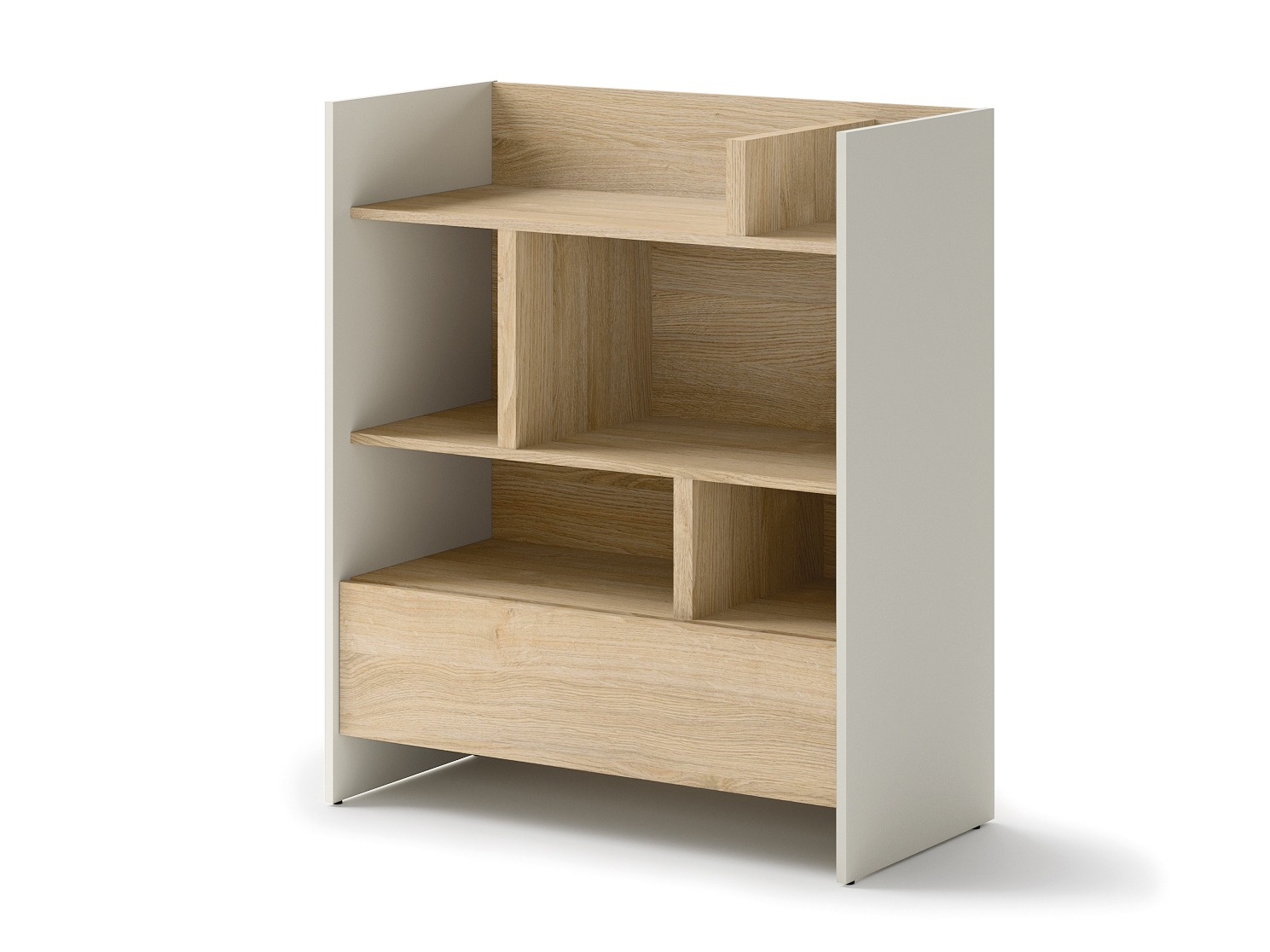 Boekenkast Concept Lenart VIII (Kasjmier + Eiken)