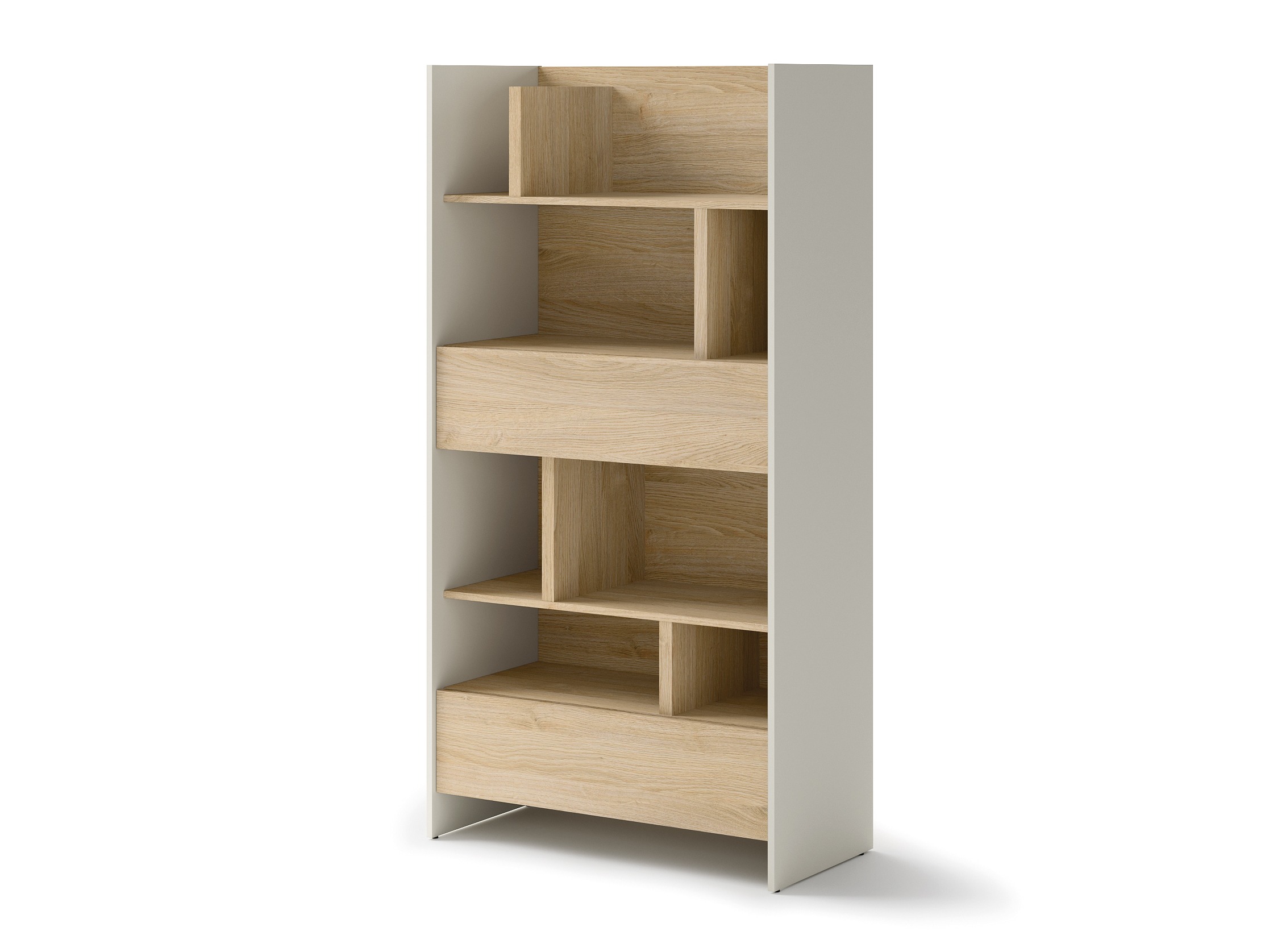 Boekenkast Concept Lenart XI (Kasjmier + Eiken)