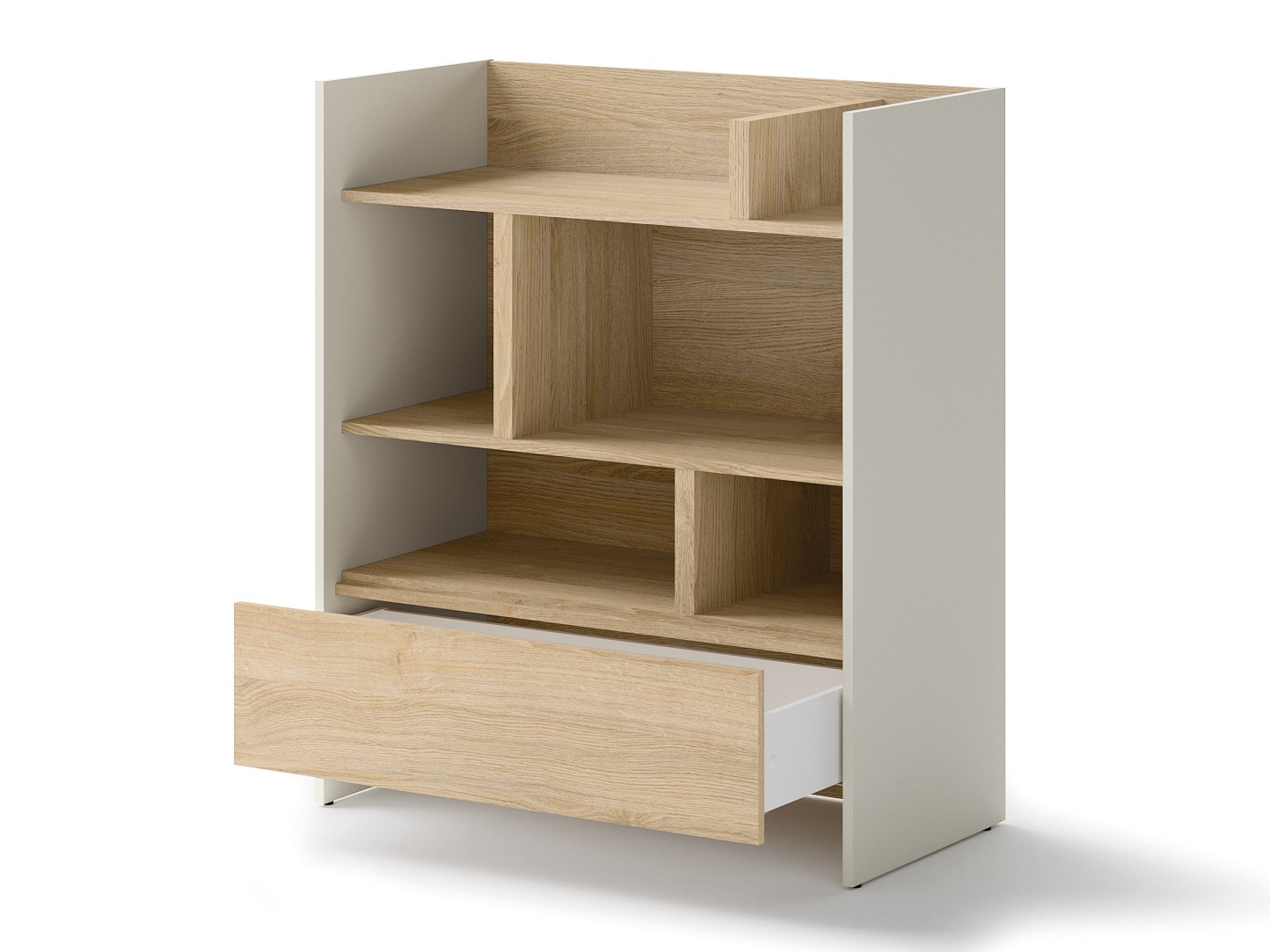 Boekenkast Concept Pro Lenart Levfere 149 (Kasjmier + Eiken)