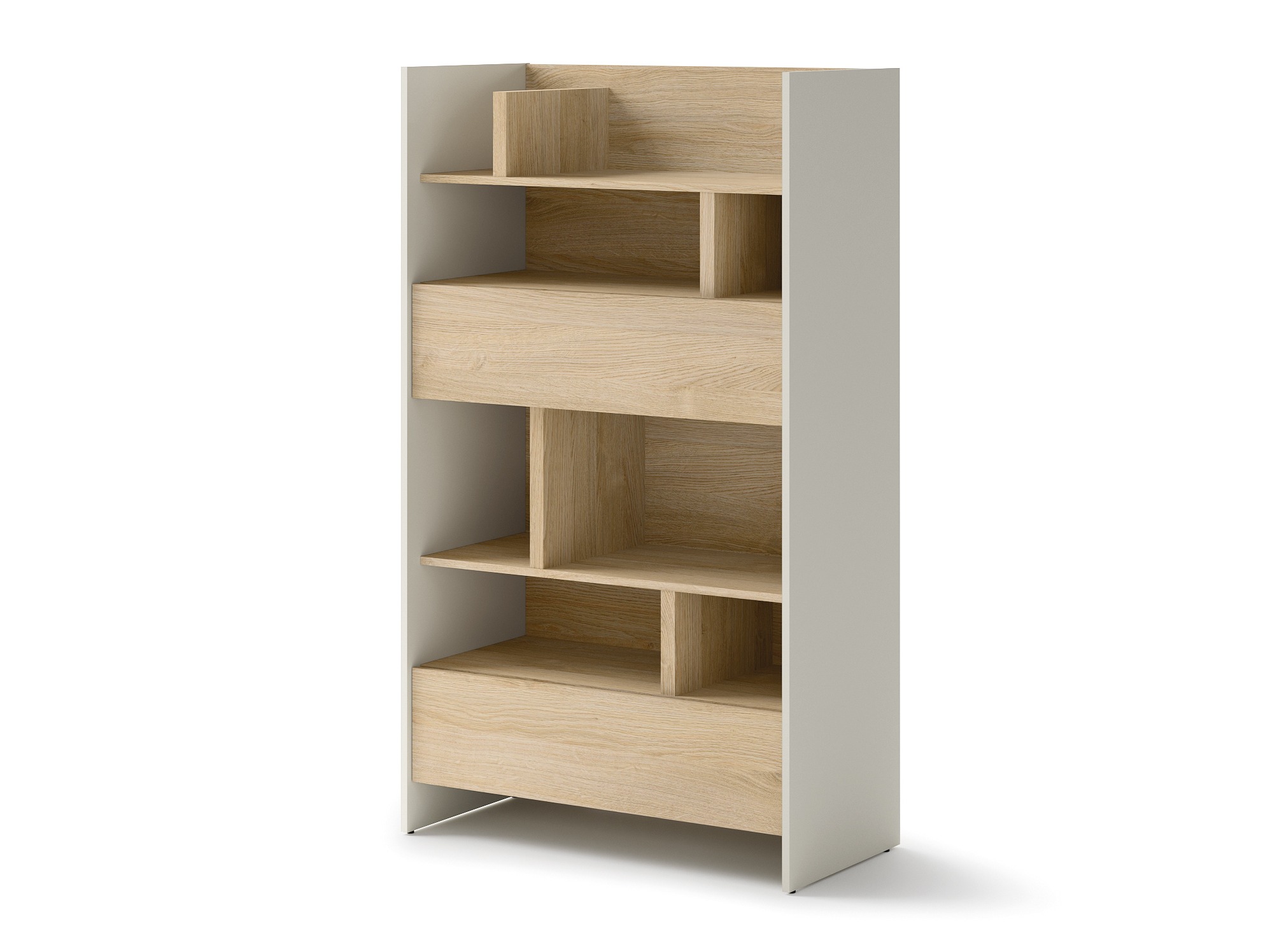 Boekenkast Concept Pro Lenart X (Kasjmier + Eiken)