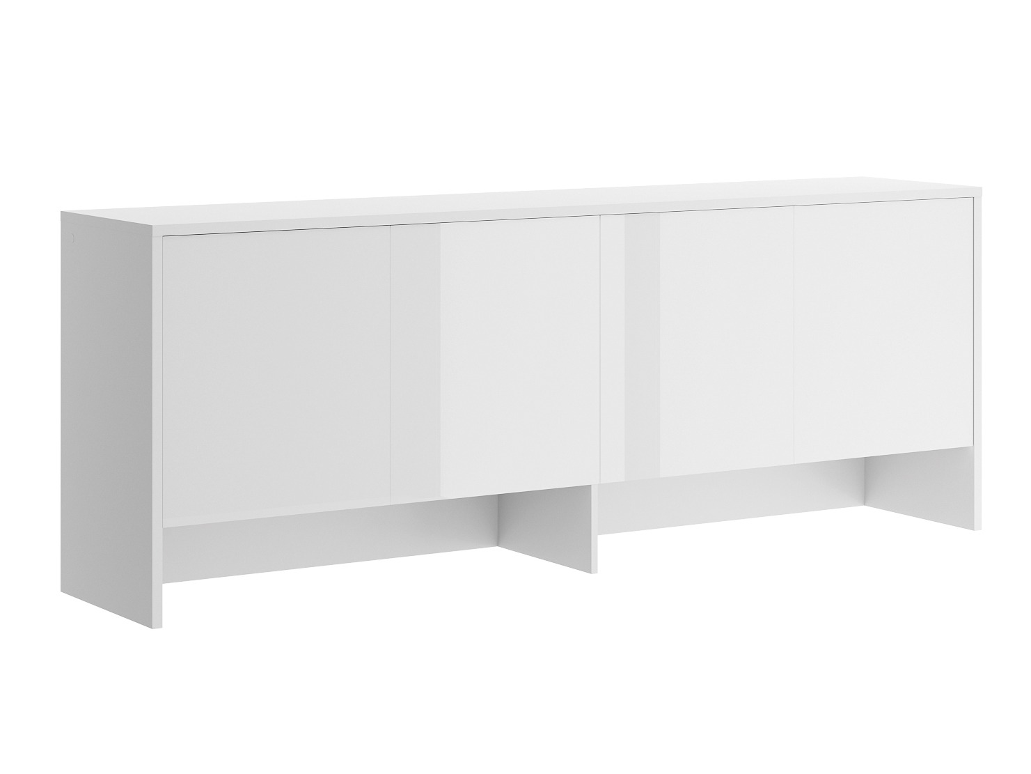 Dressoir Concept Pro Lenart Levfere 119 (Wit + Glanzend wit)