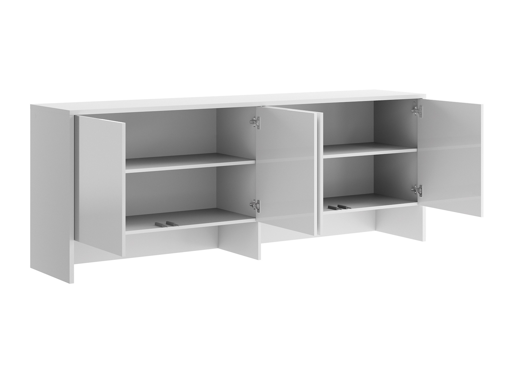 Dressoir Concept Pro Lenart Levfere 119 (Wit + Glanzend wit)