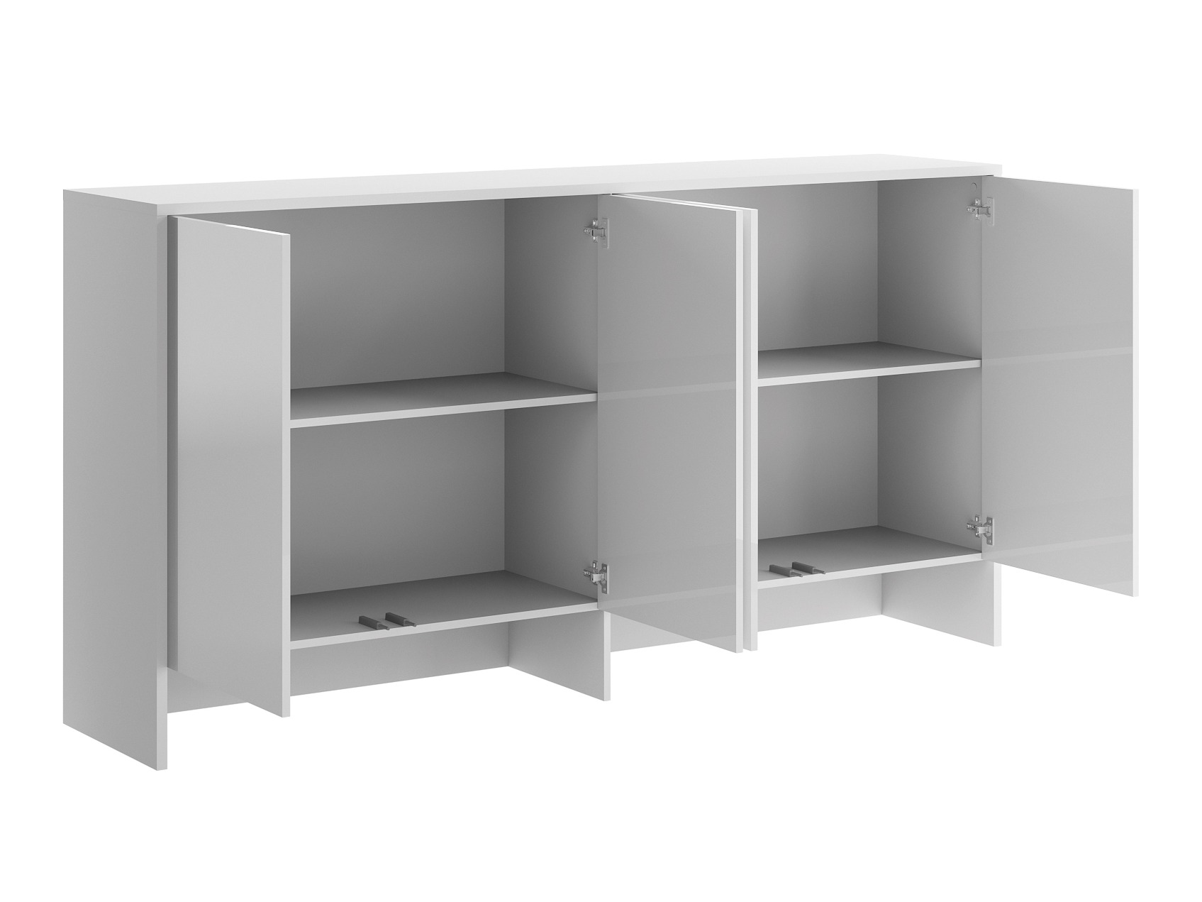 Dressoir Concept Pro Lenart Levfere 120 (Wit + Glanzend wit)