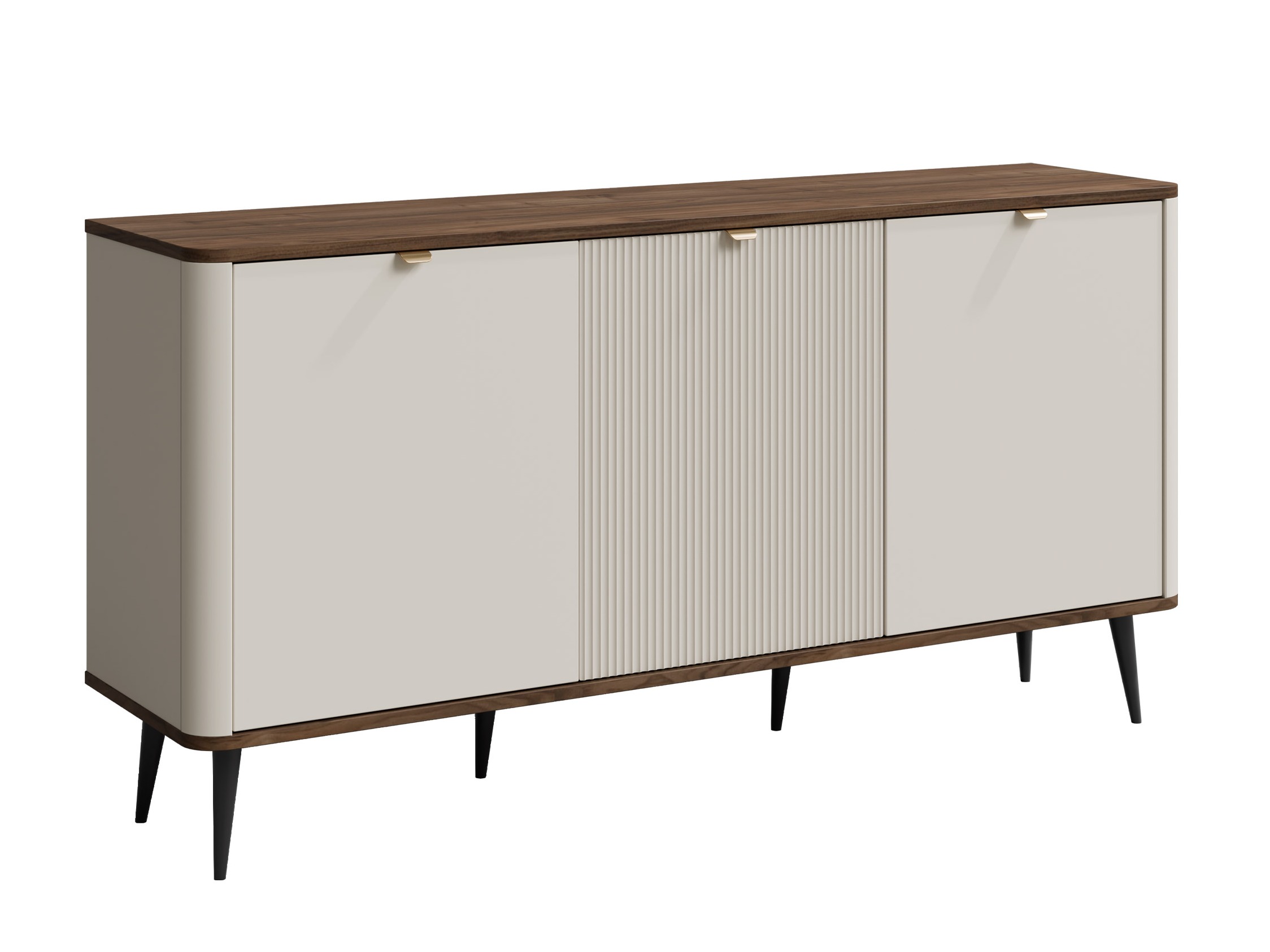 Dressoir Lufela 106 (Kasjmier + Notenhout)