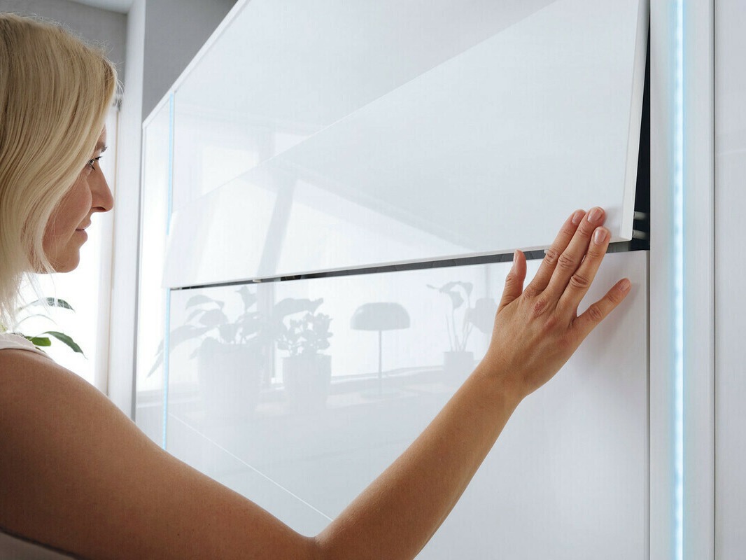 Muurbed Concept Pro Lenart III (Wit + Glanzend wit)