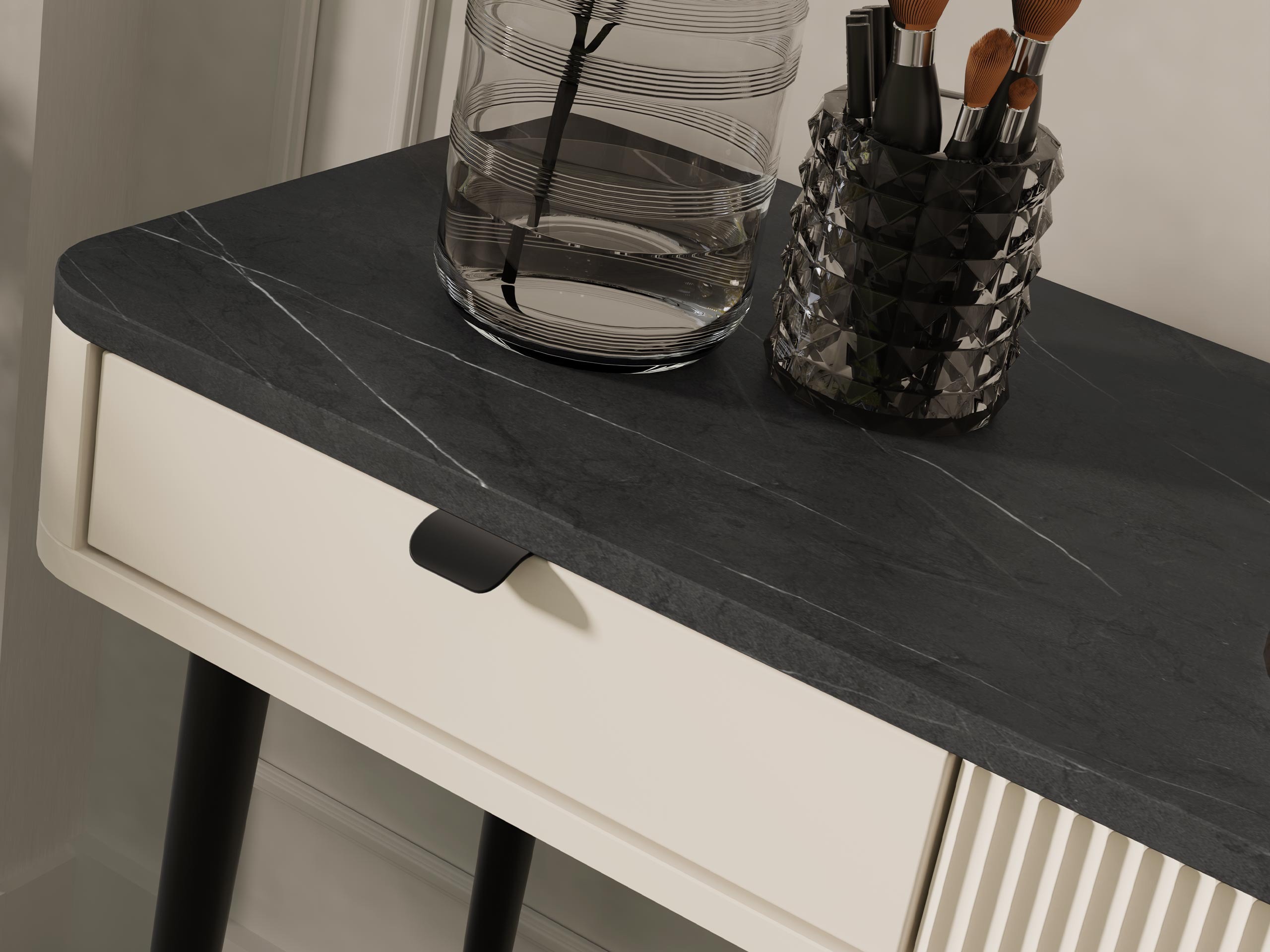 Bureau Lufela 114 (Kasjmier + Grijs marmer)