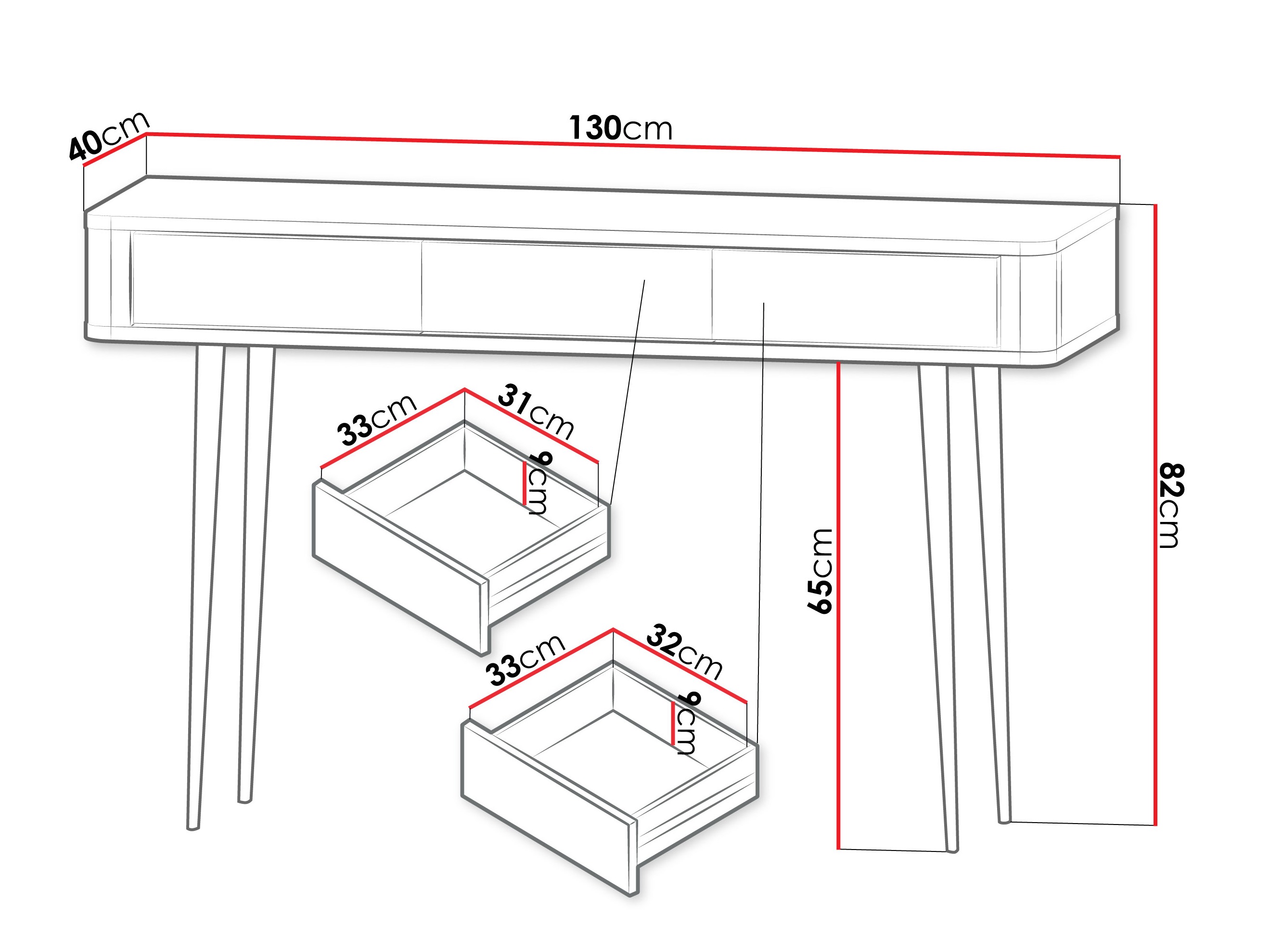 Bureau Lufela 114 (Kasjmier + Grijs marmer)