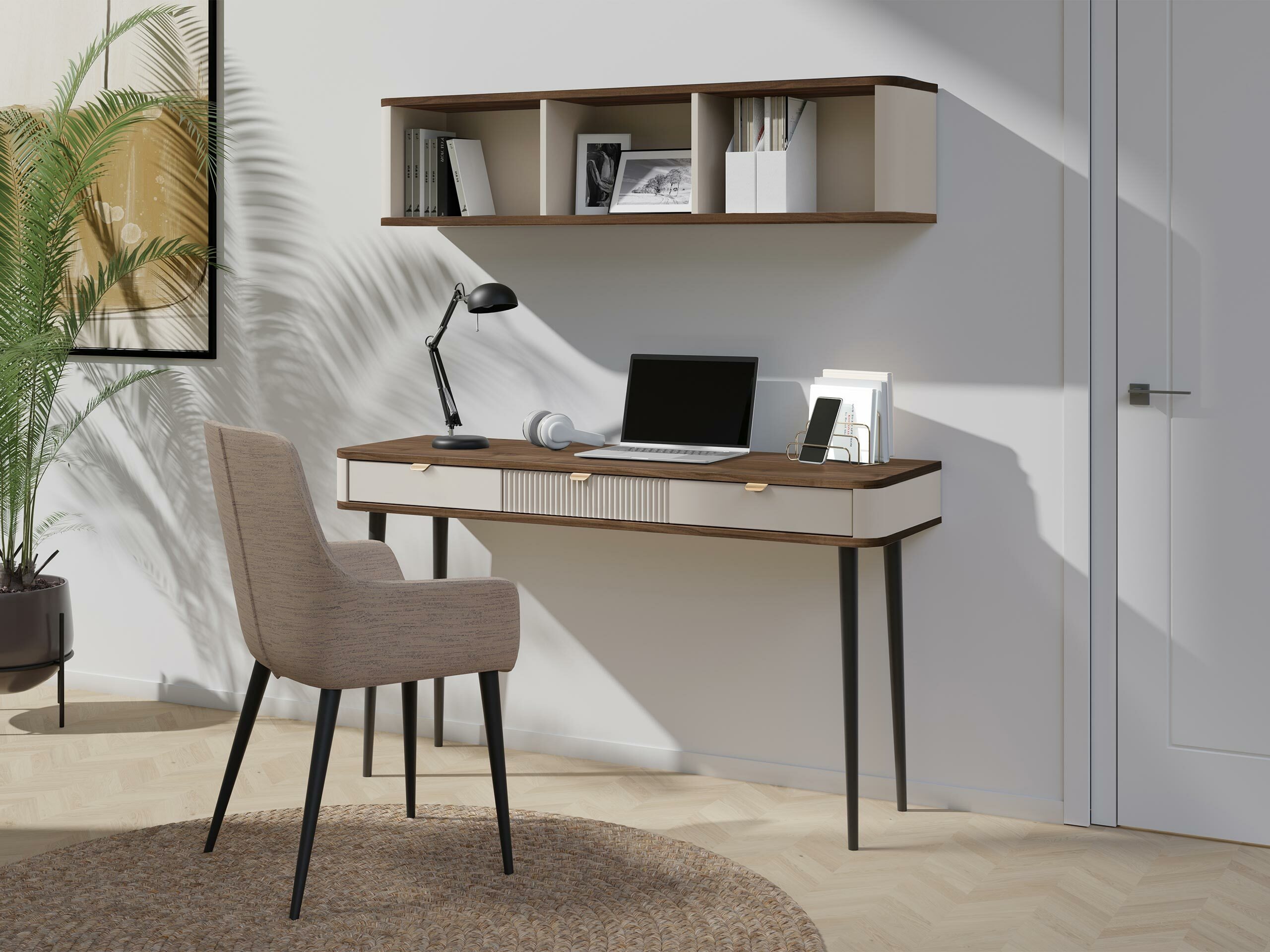 Bureau Lufela 114 (Kasjmier + Grijs marmer)